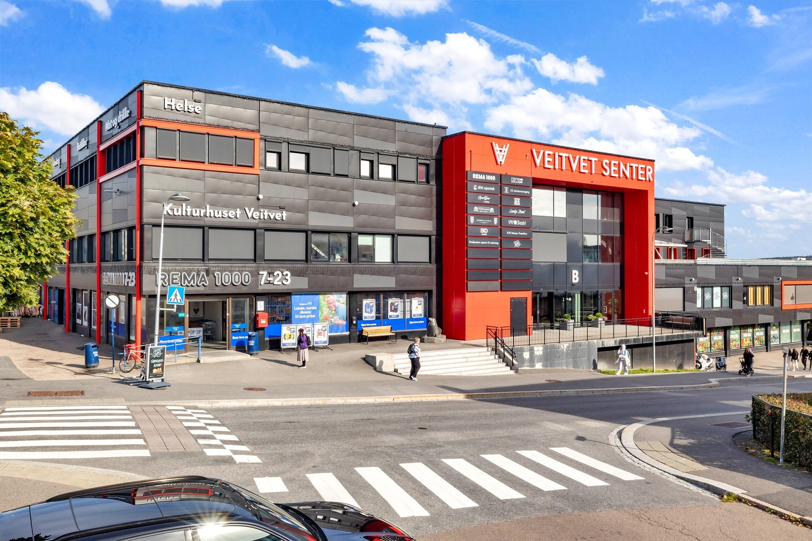 Kort vei til kjøpesenter Galleribilde