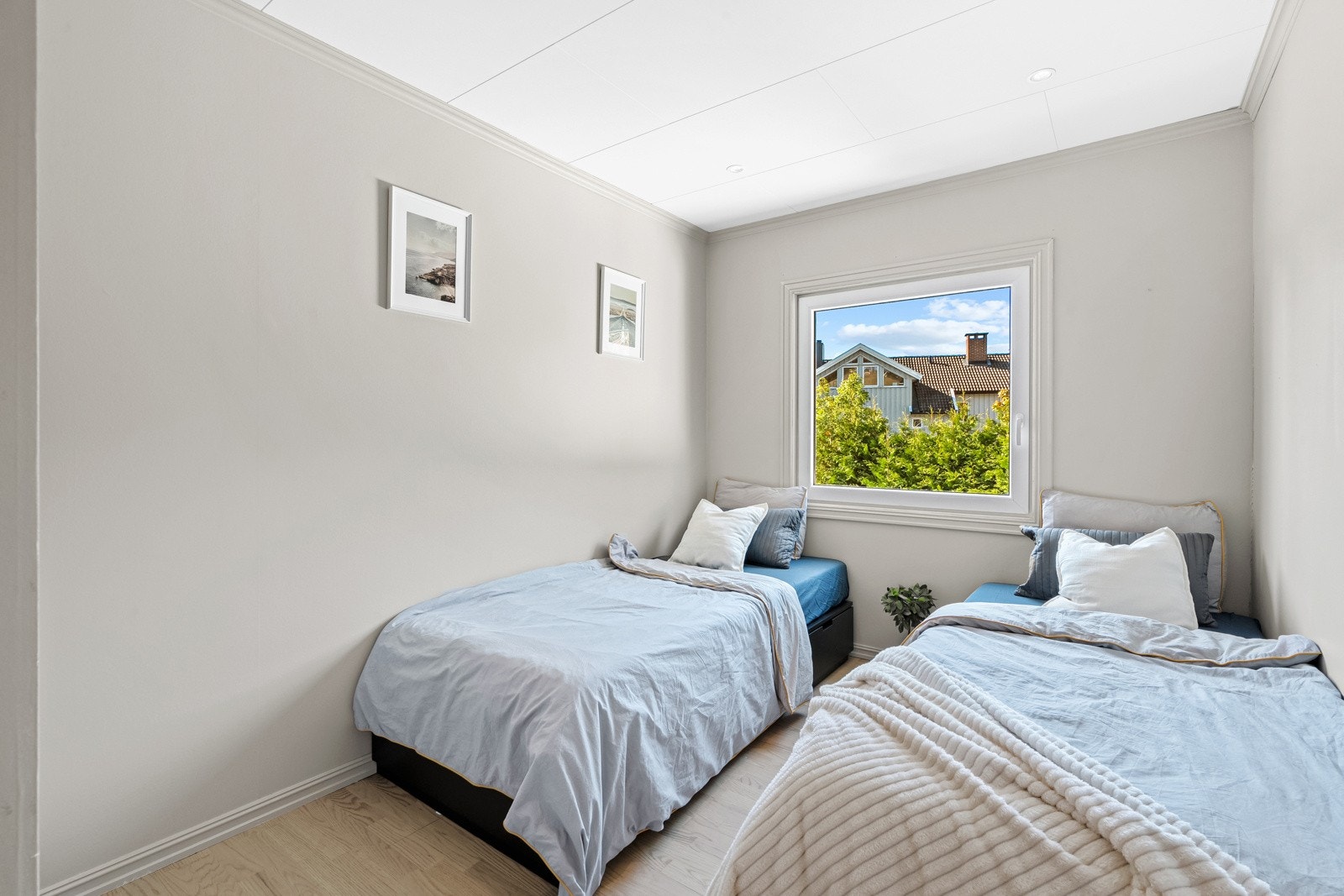 Det siste soverommet vil fungere utmerket som barnerom, gjesterom eller kontor. Galleribilde