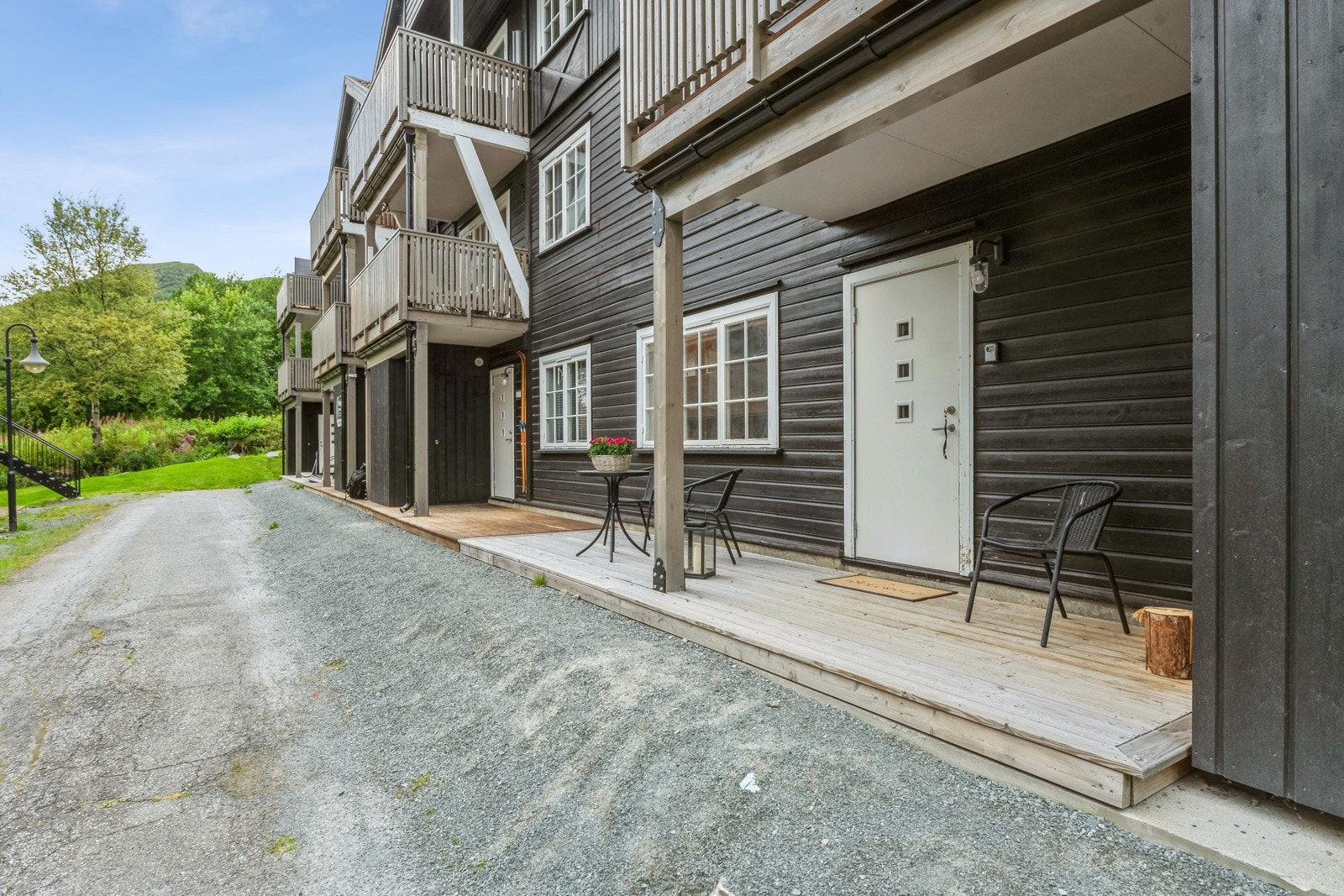 Avstand til nærmeste langrennsløype er ca 100m. Galleribilde