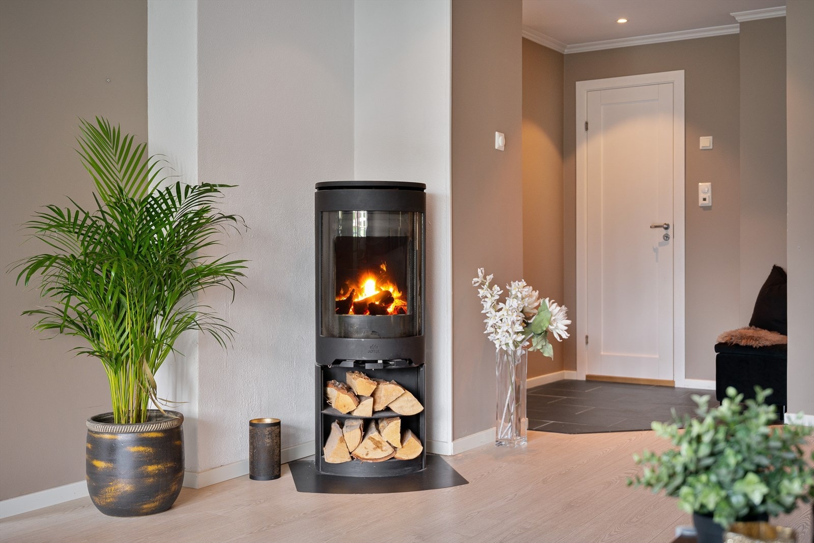 Flott peisovn installert i 2019. Galleribilde