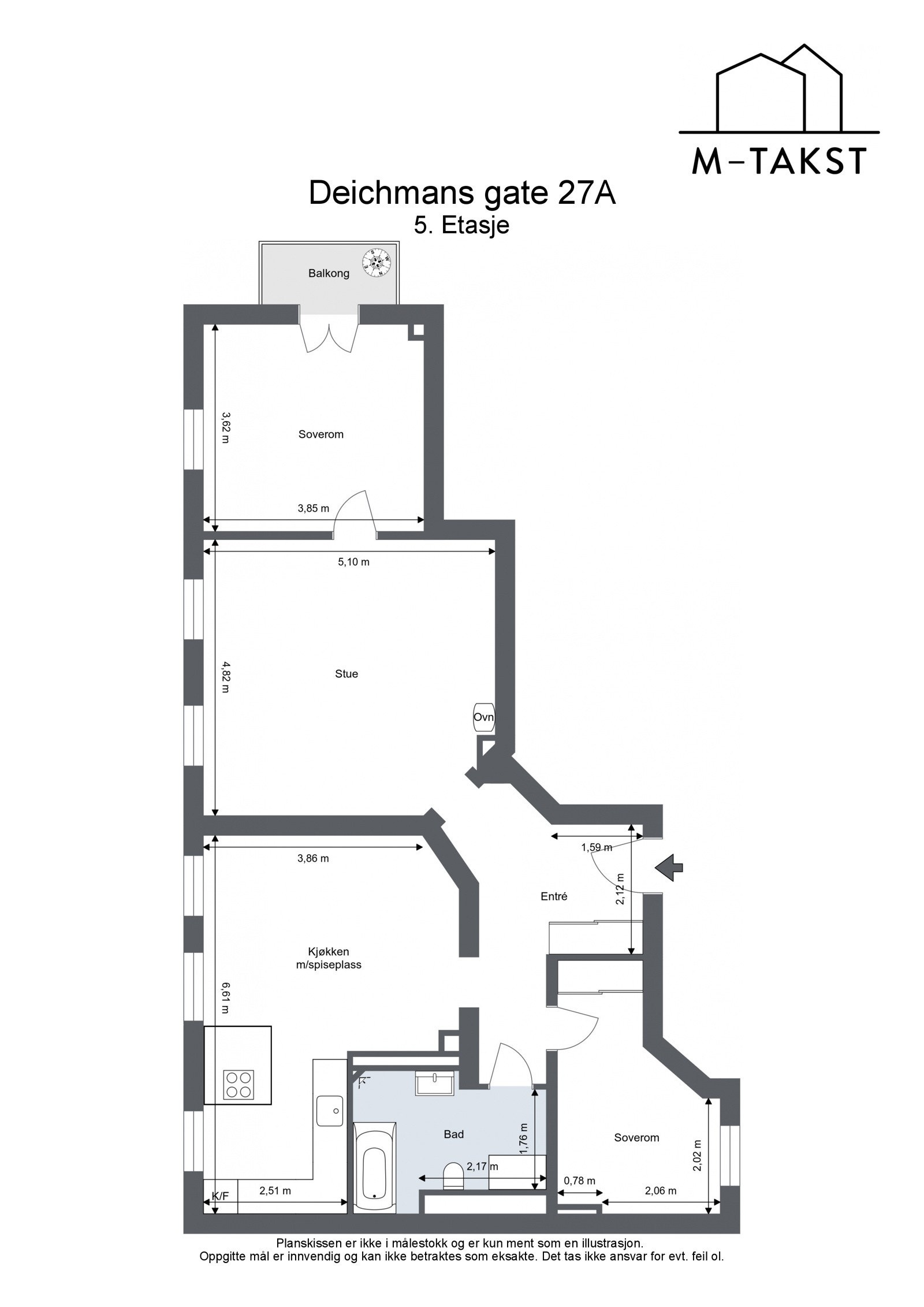 Deichmans gate 27A - 5. Etasje Galleribilde