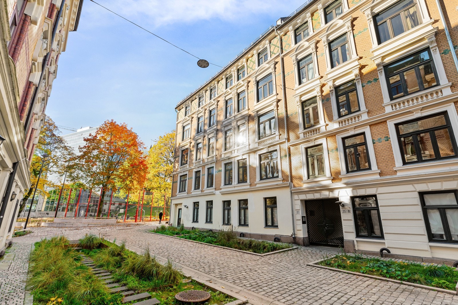 Boligen ligger i en trafikkfri miljøgate Galleribilde