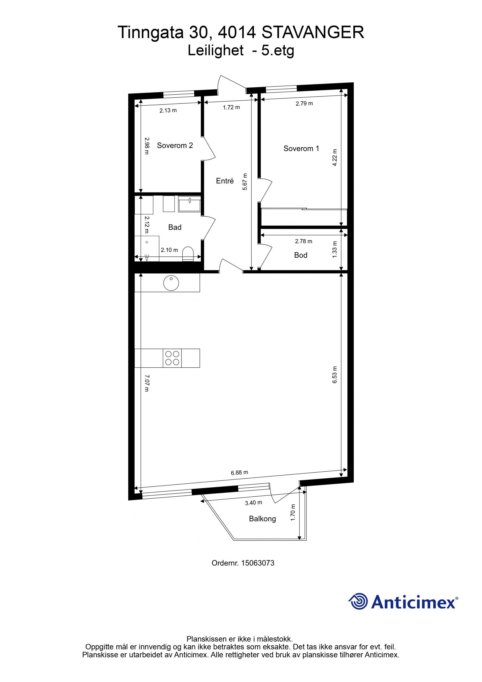 Planskisse Galleribilde