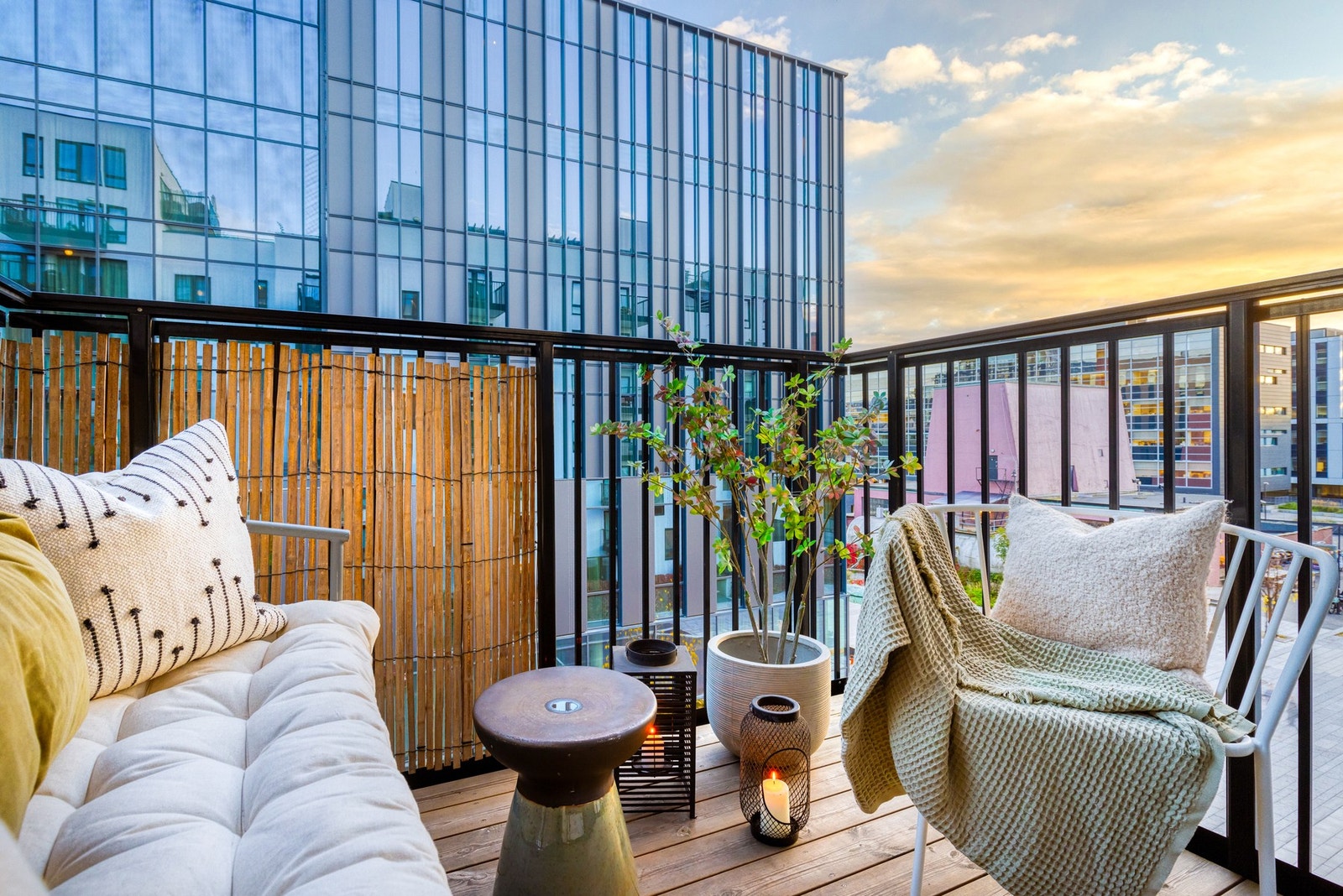 Her er det plass til sittegruppe. Galleribilde