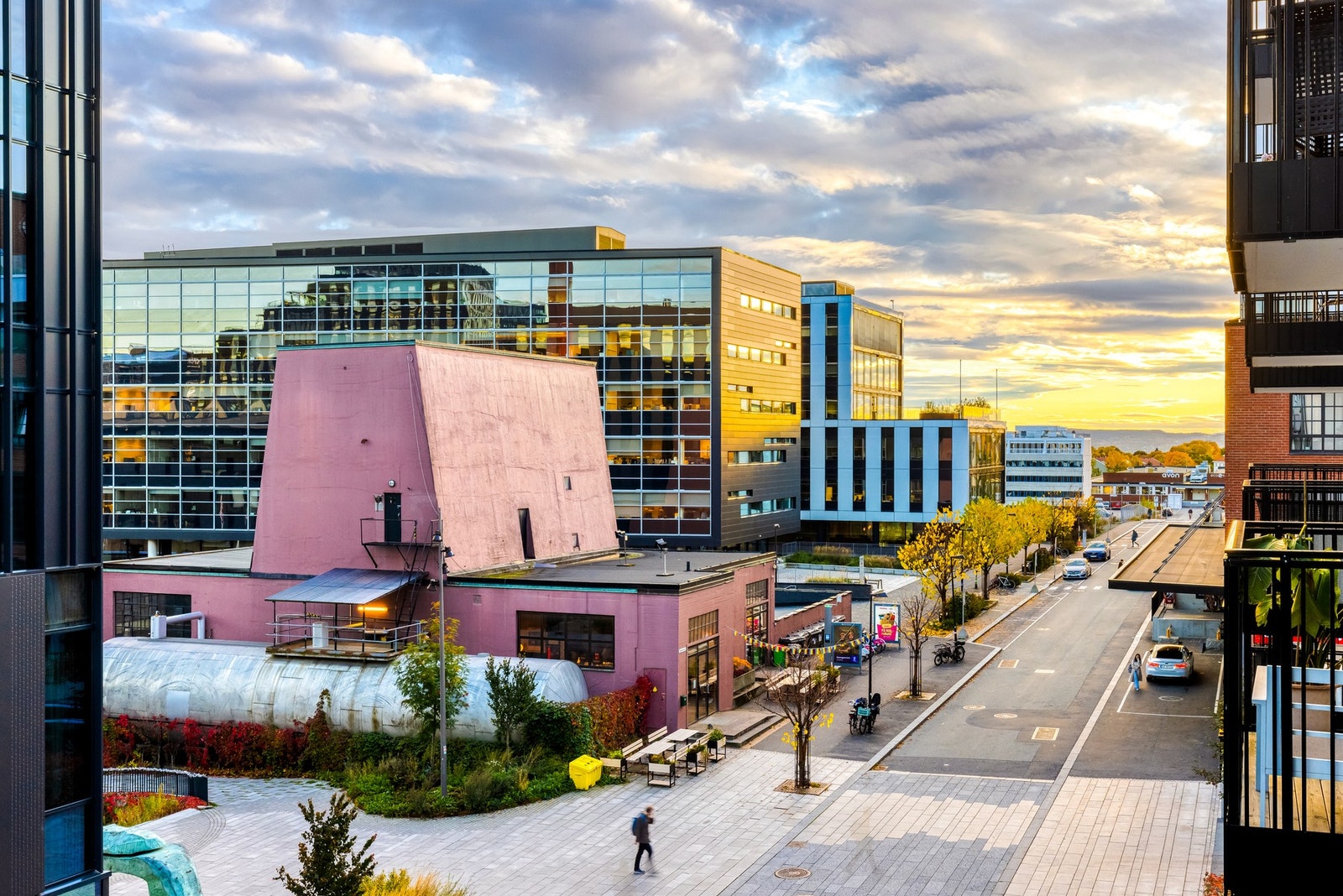 Flott utsyn fra balkongen. Galleribilde