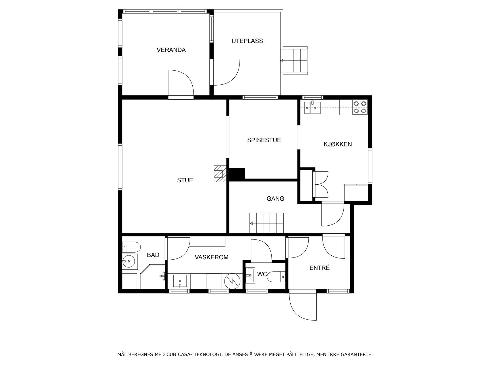 Plantegning 1.etasje. Galleribilde