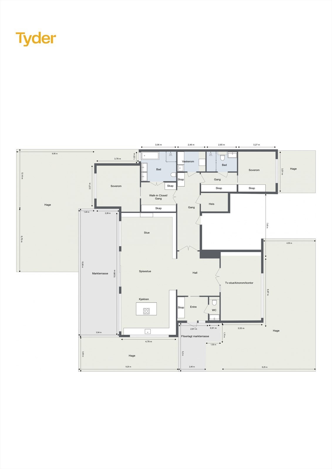 Plantegning Galleribilde