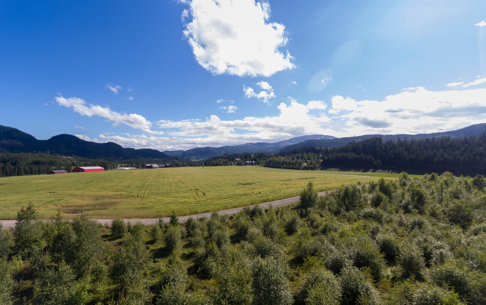 Utsikt fra byggetrinn II Galleribilde
