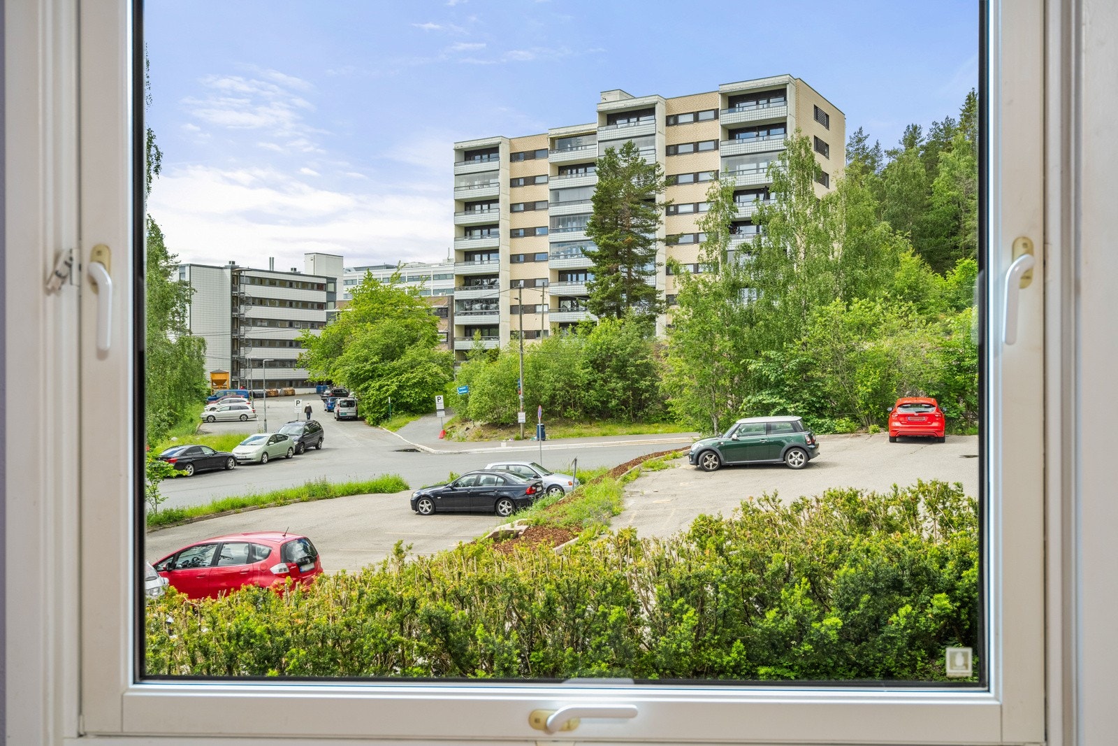 Utsyn fra soverommet. Galleribilde