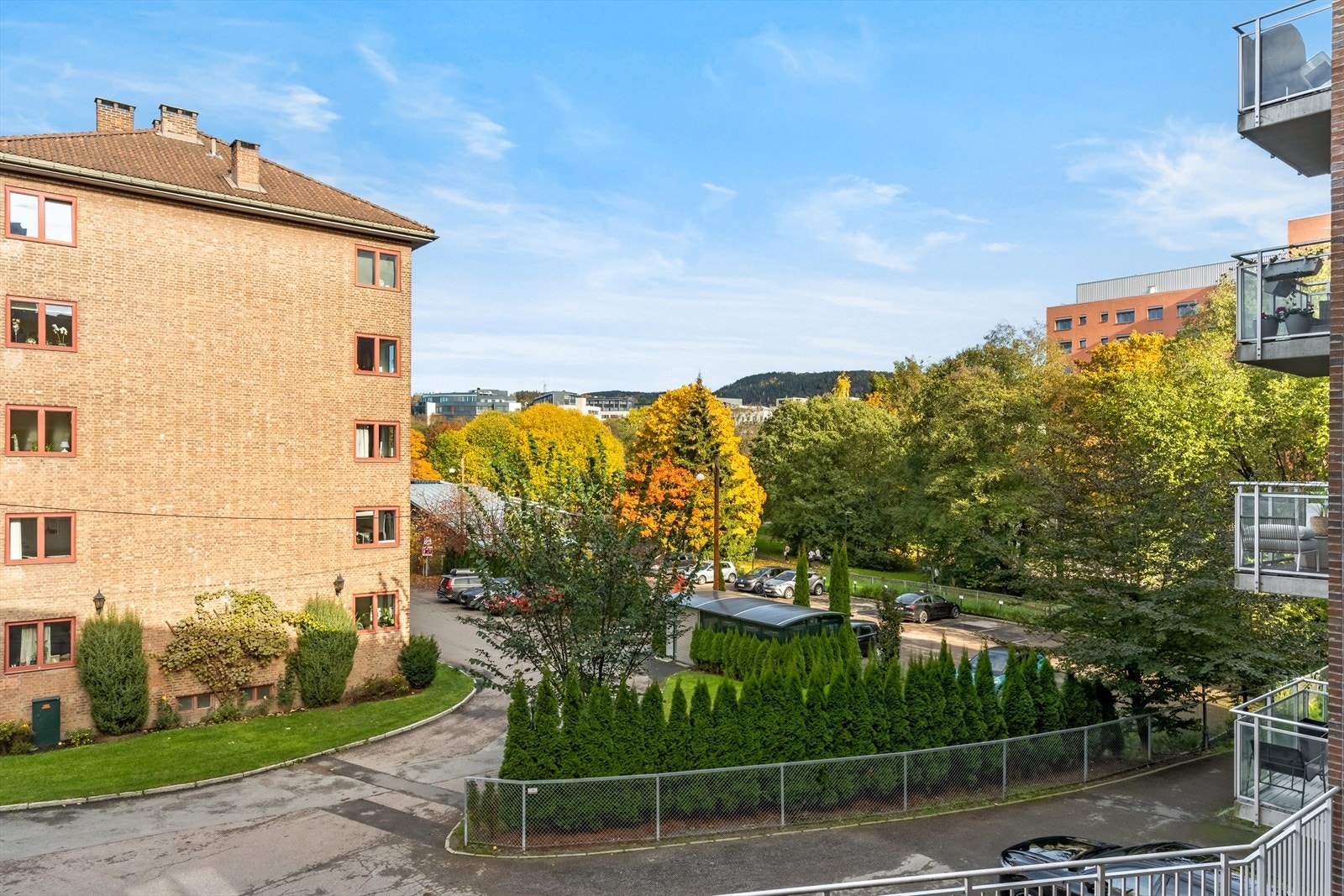 Borettslaget består av 56 leiligheter og har en god økonomi Galleribilde