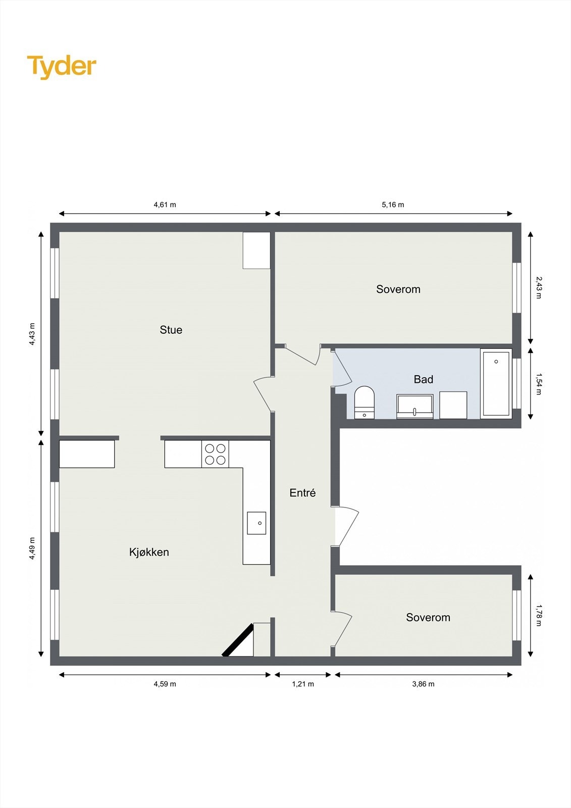 Plantegning Galleribilde