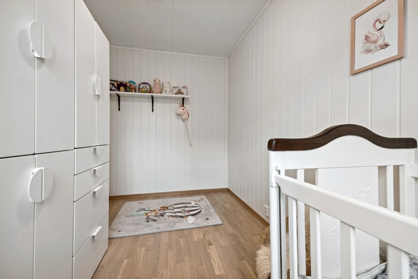 God plass til garderobeløsning. Galleribilde