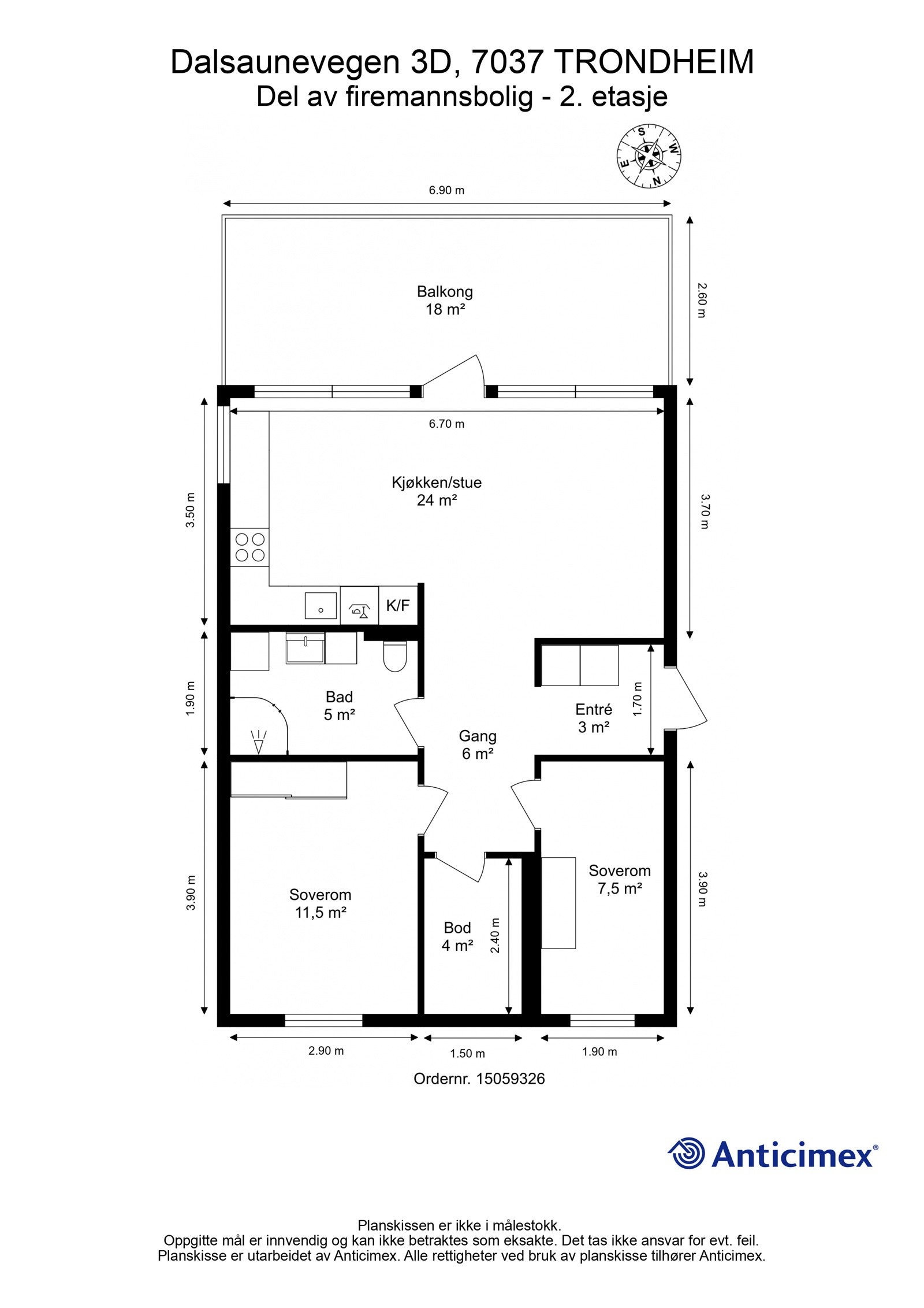 Plantegning Galleribilde