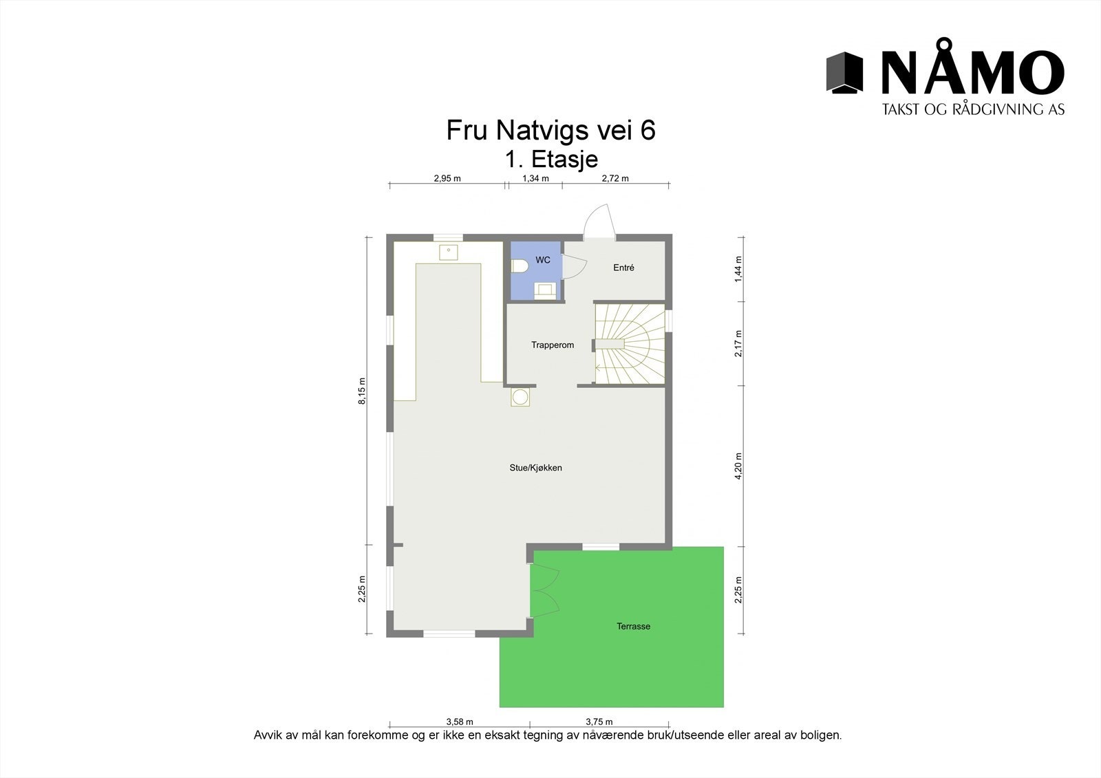 Plantegning - 1. etasje Galleribilde