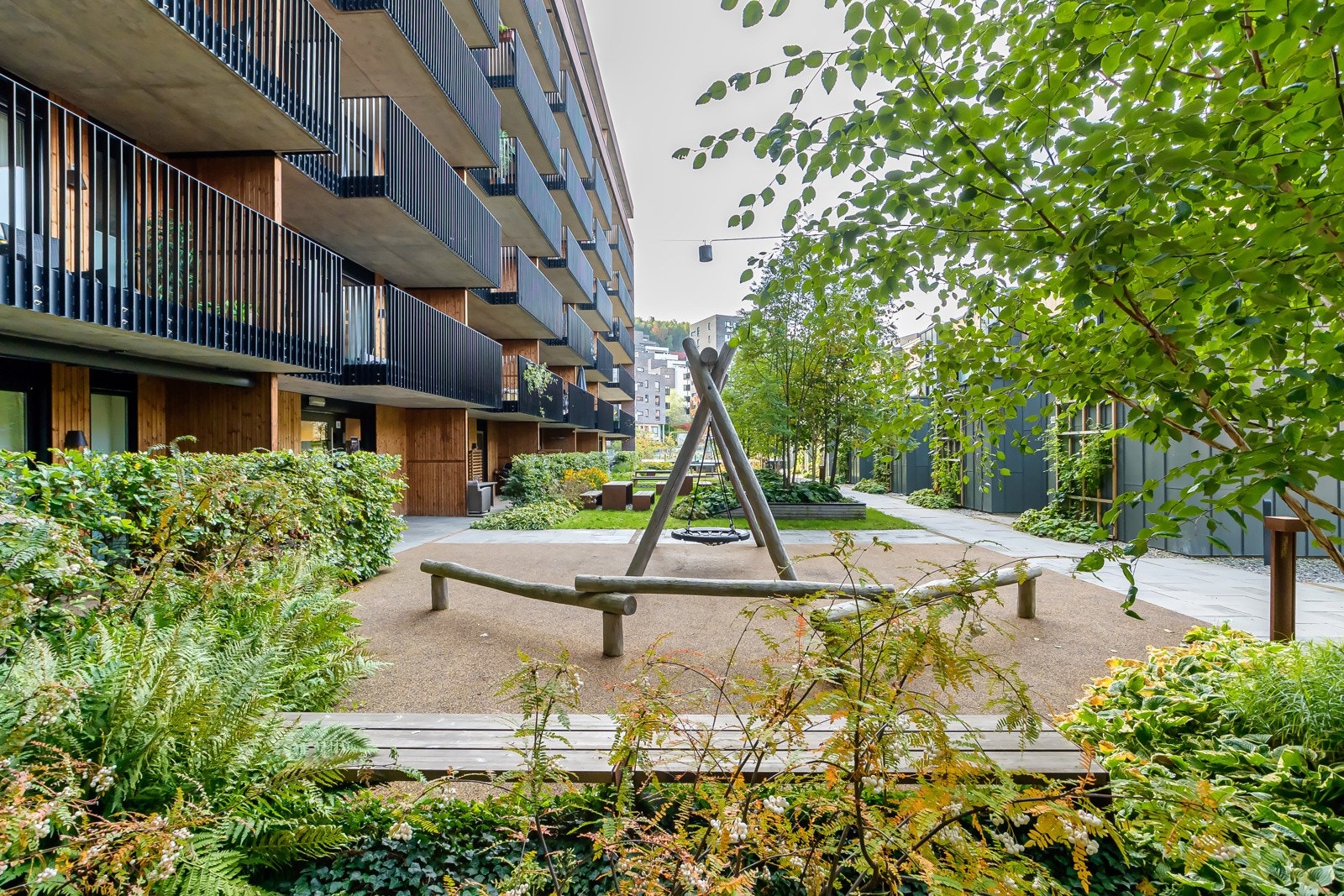 Fellesområdet like utenfor leiligheten. Galleribilde