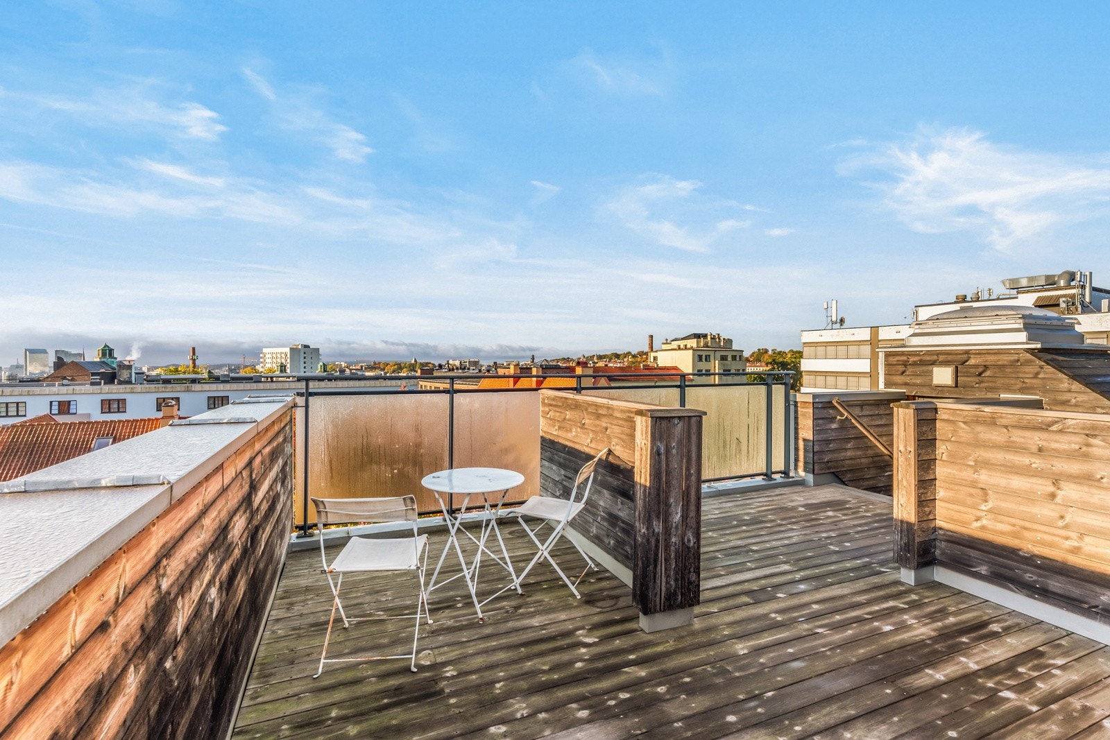 Felles takterrasse i nabobygget. Galleribilde