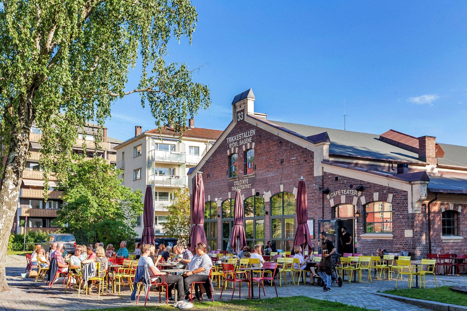 Gangavstand til Populære trikkestallen. Galleribilde