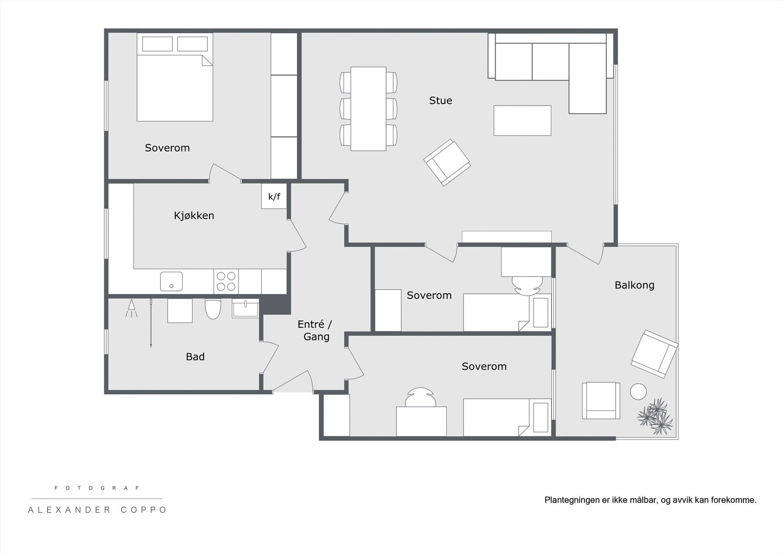 Planskisse Galleribilde