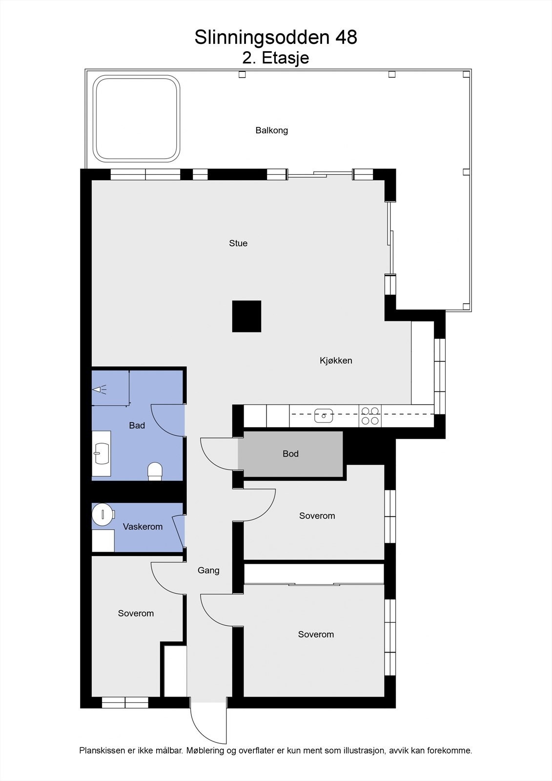 2 D plantegning Galleribilde