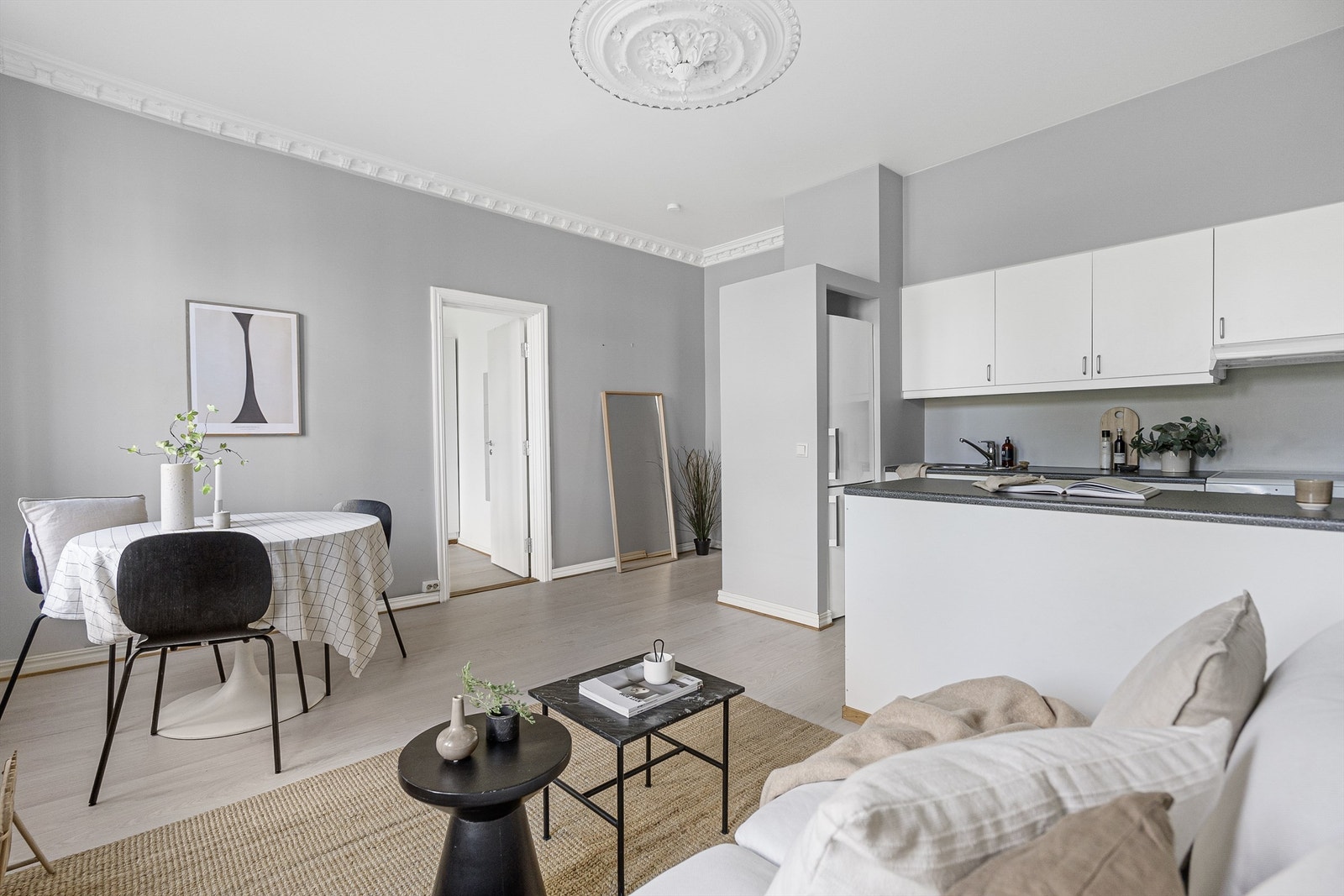 Åpen kjøkkenløsning. Galleribilde