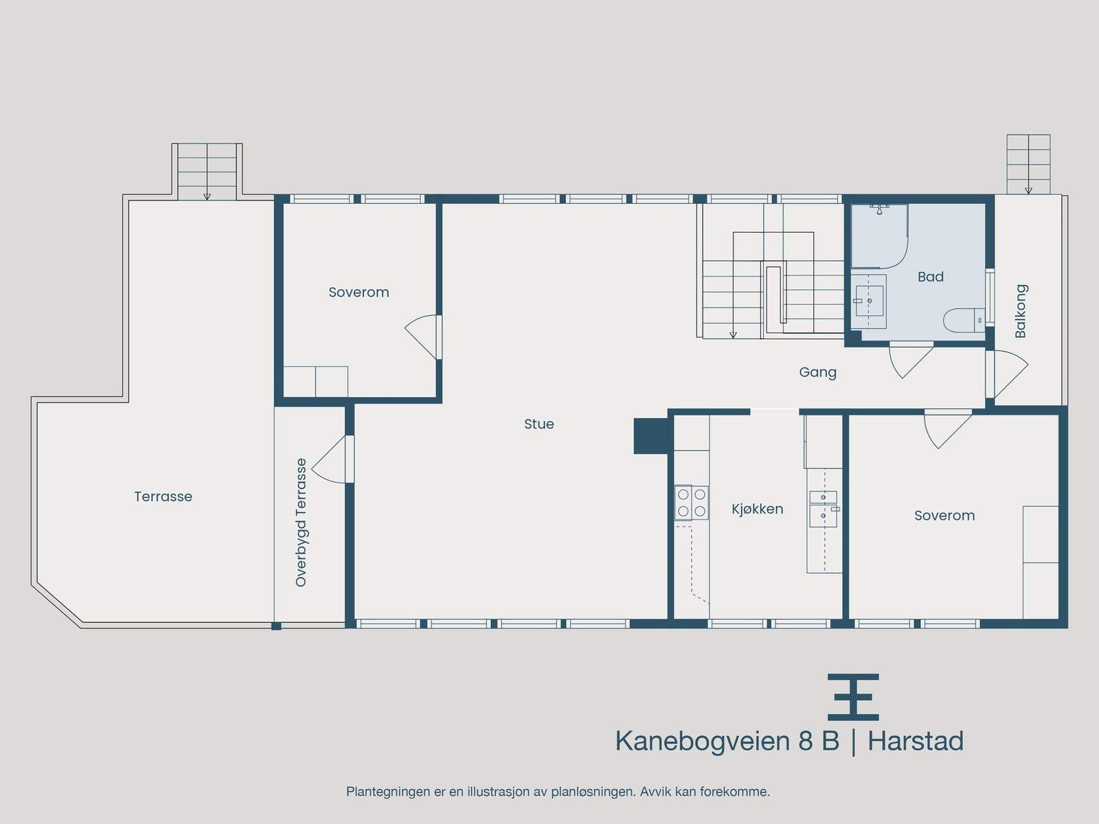 Plantegning 2. etasje Galleribilde