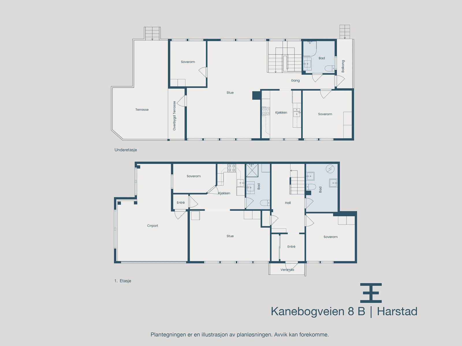 Plantegninger samlet Galleribilde