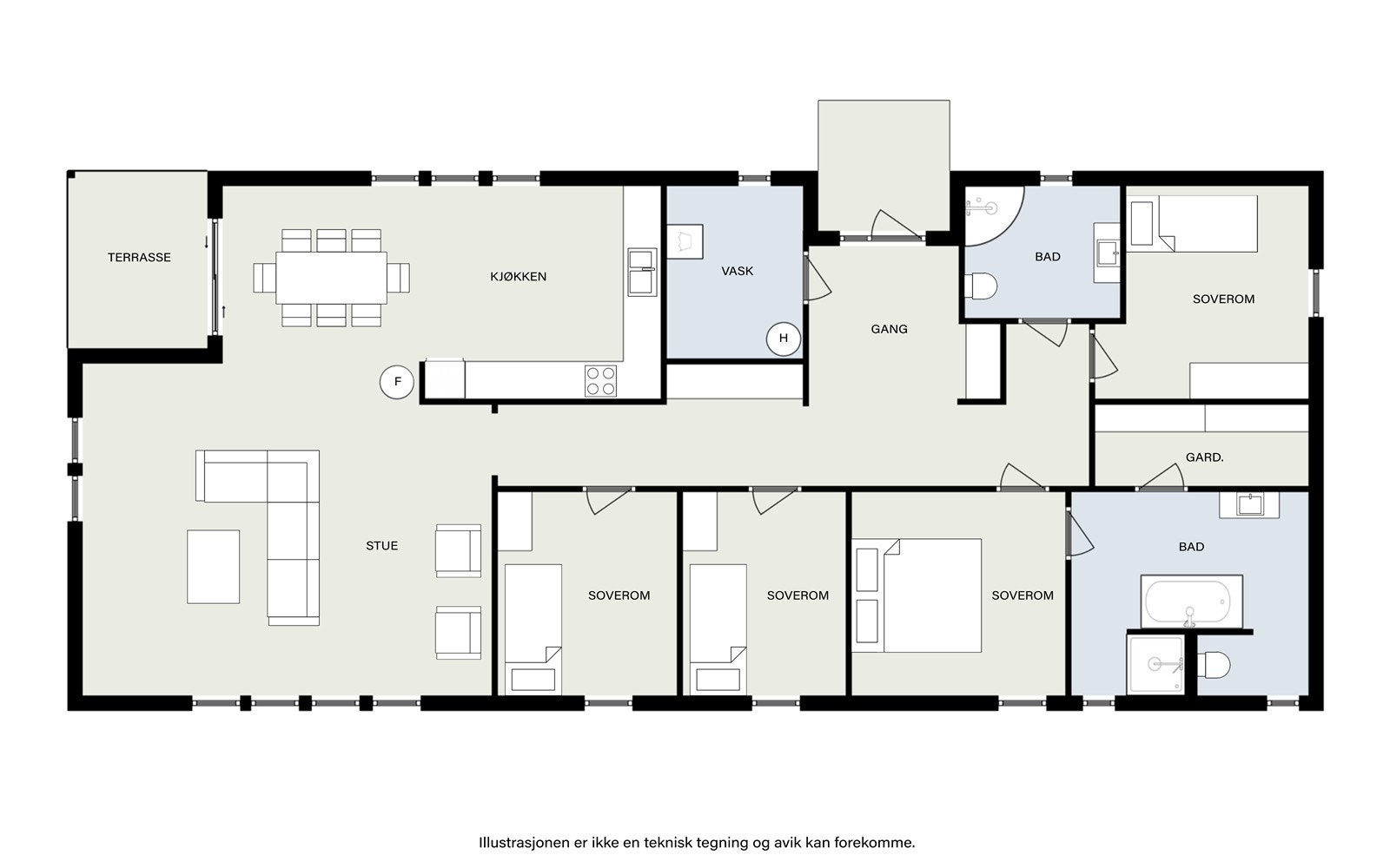 Plantegning Galleribilde