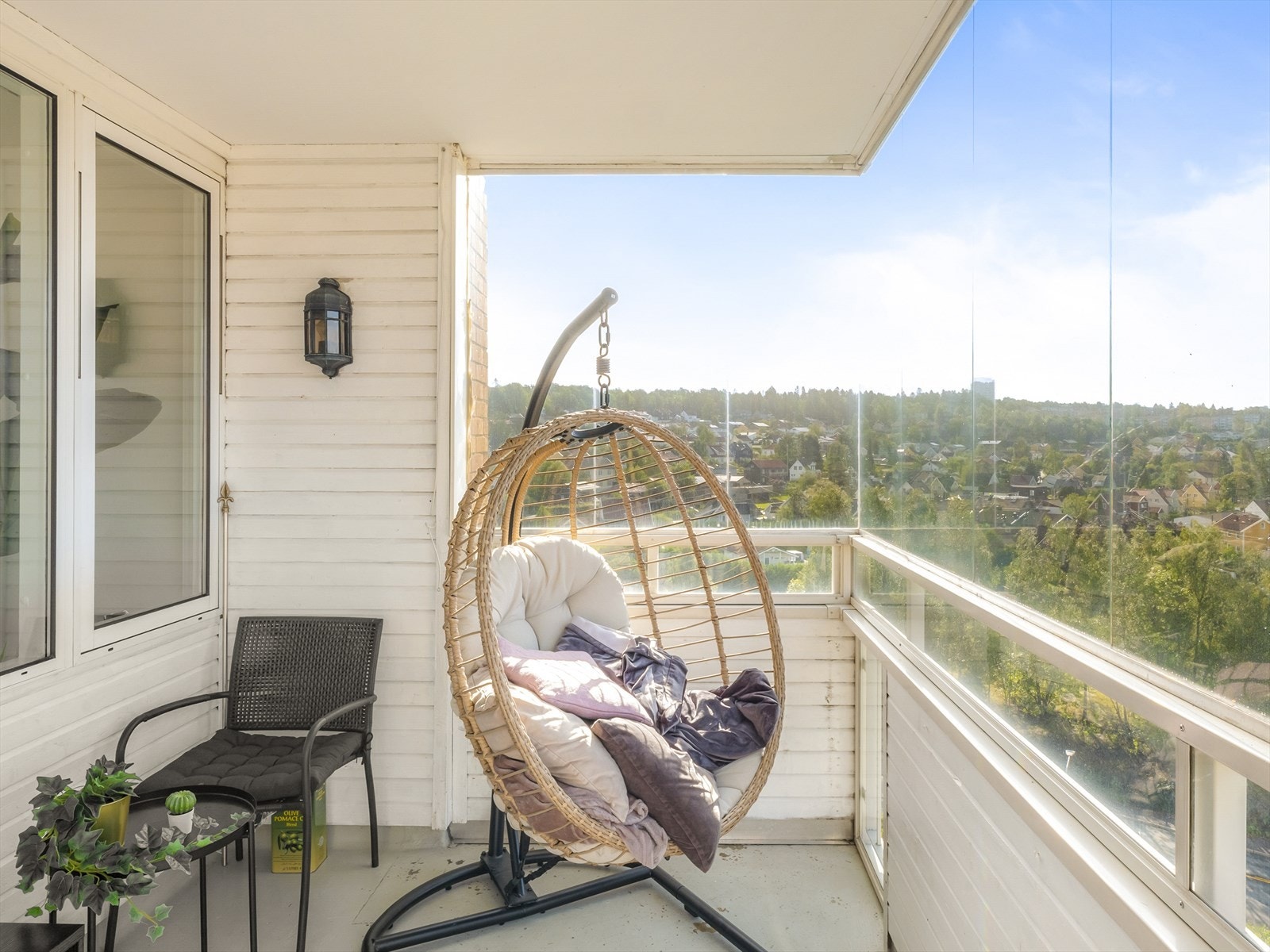 Balkong med flott utsyn Galleribilde