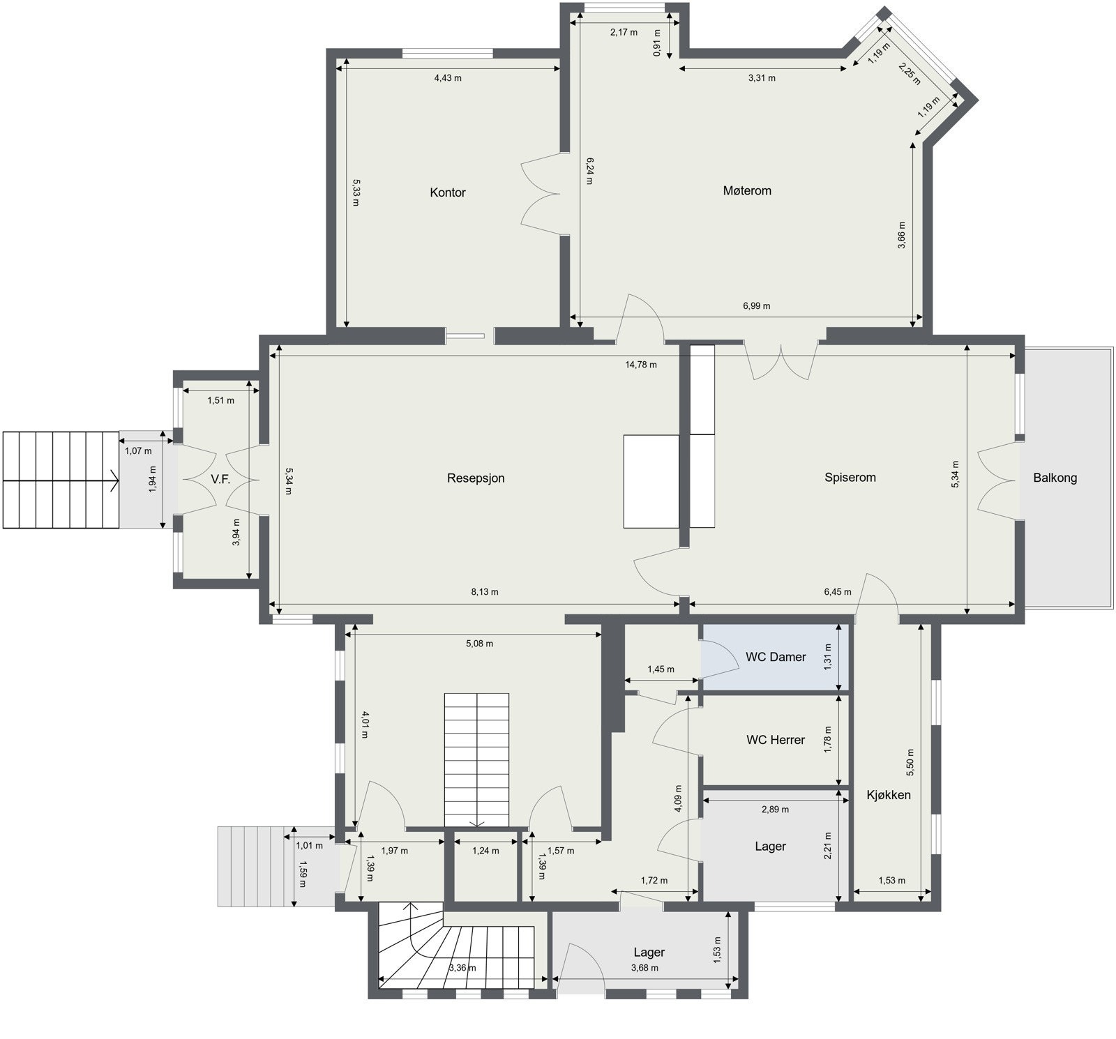 Første etasje. Galleribilde