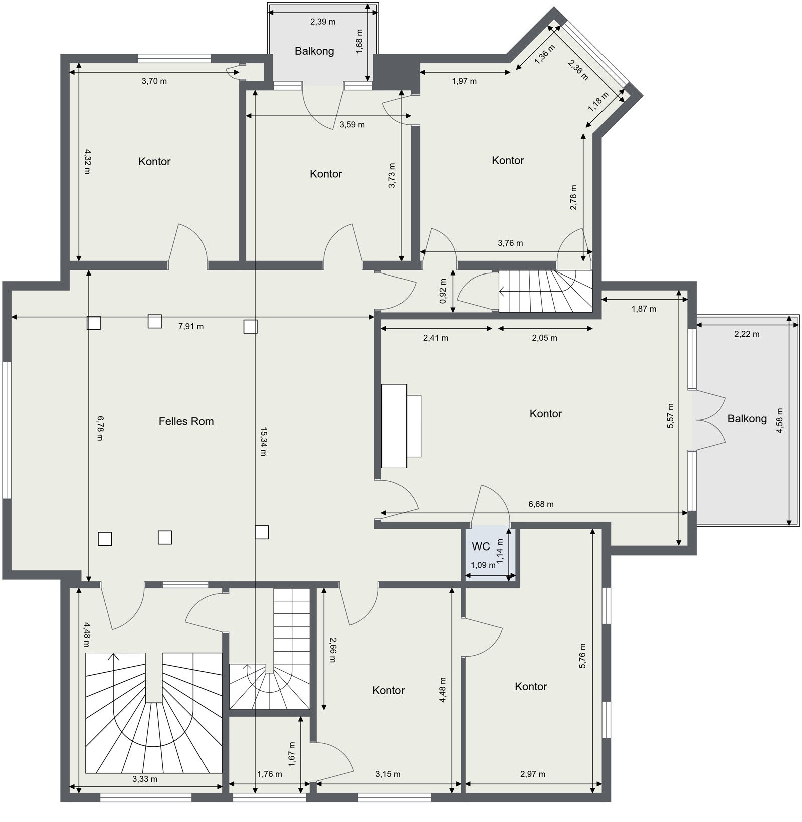 Andre etasje. Galleribilde