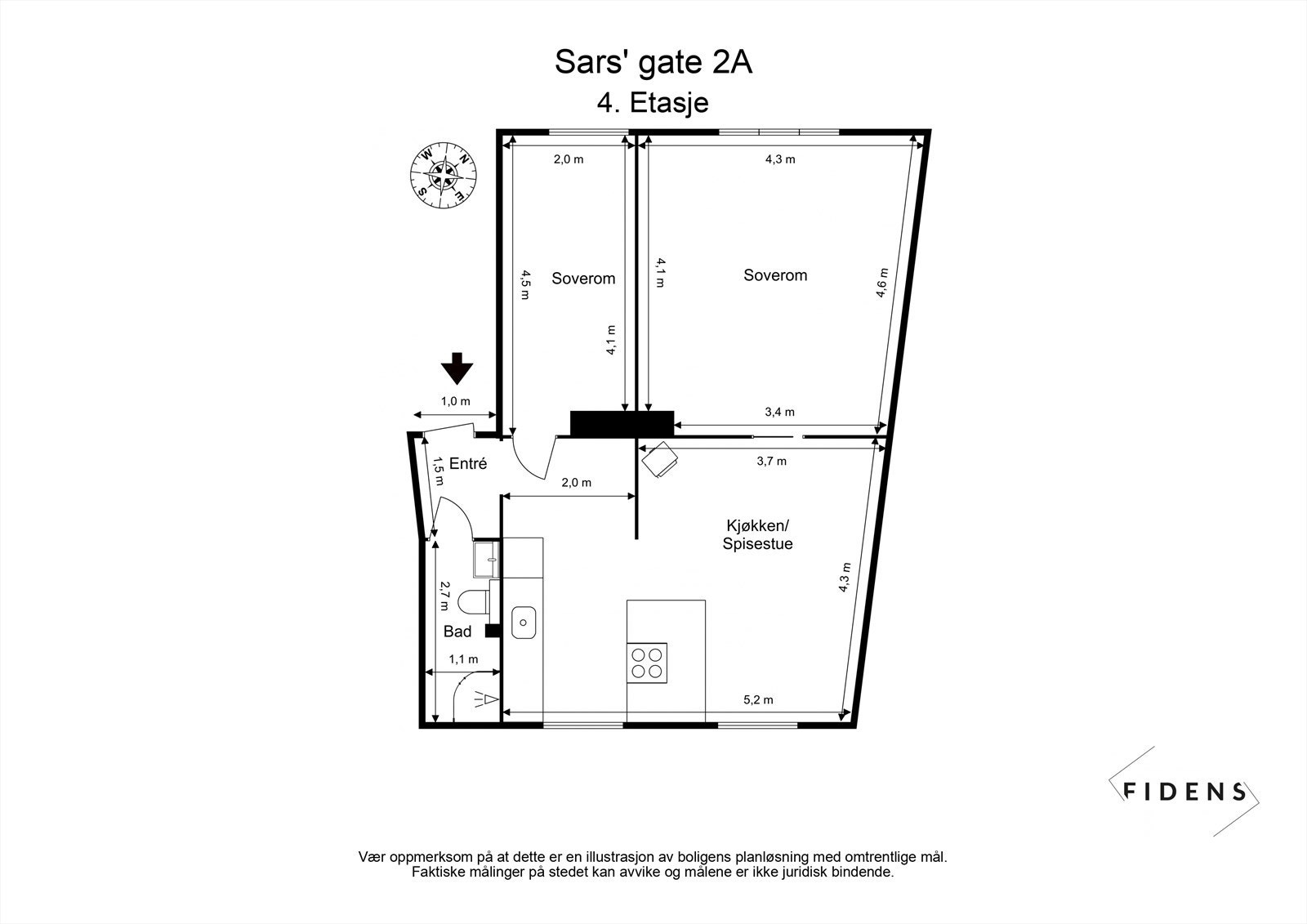 Plantegning Galleribilde