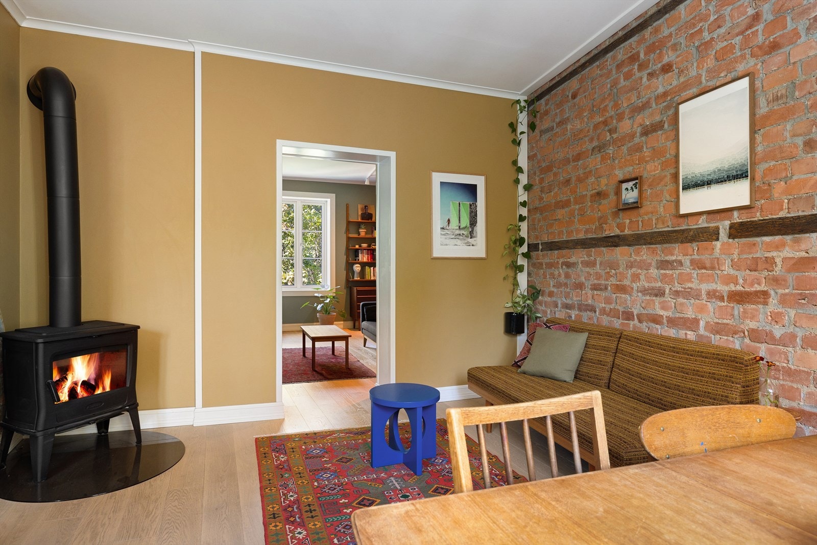 Leiligheten har en gjennomgående planløsning med optimale lysforhold Galleribilde