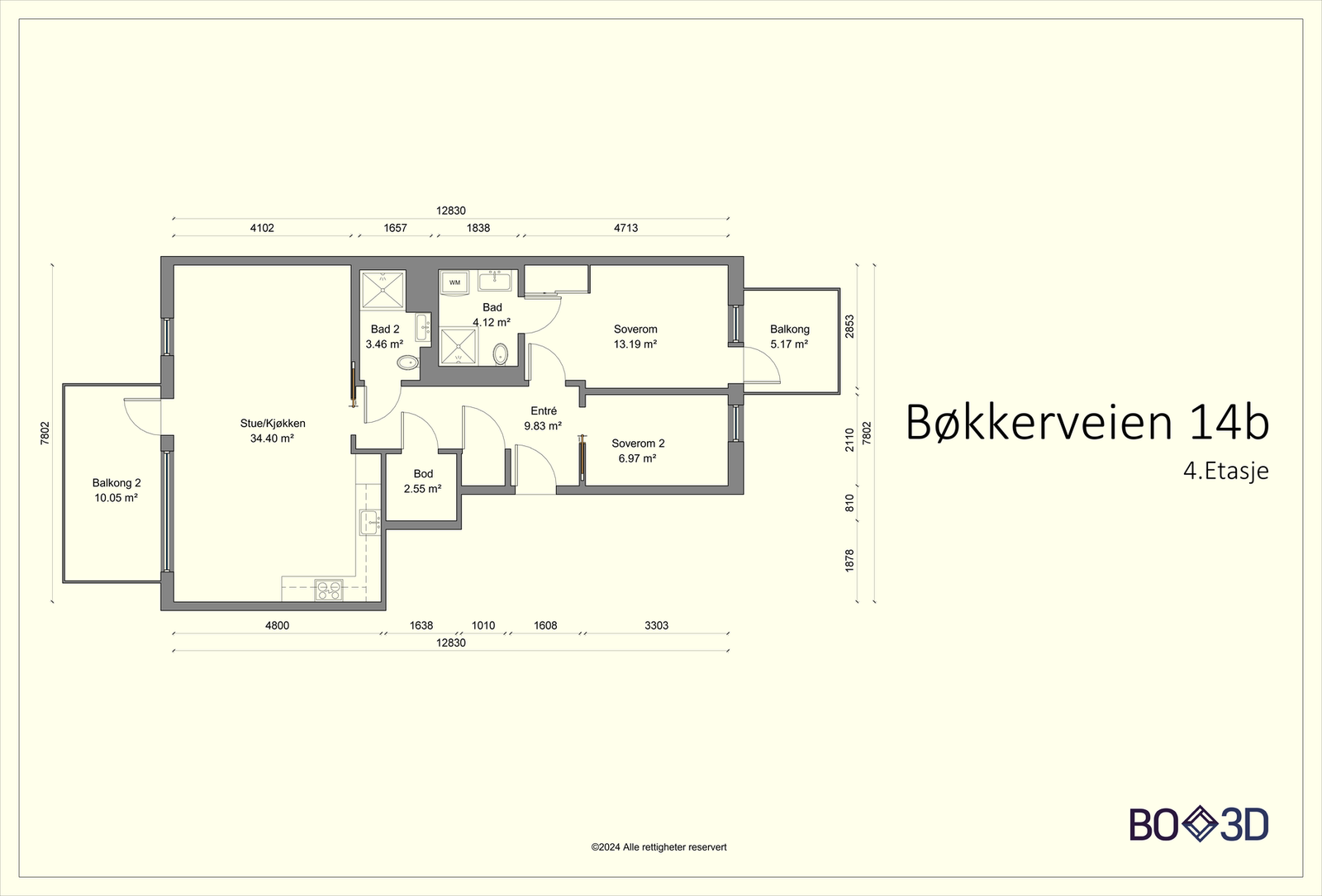 Plantegning. Galleribilde