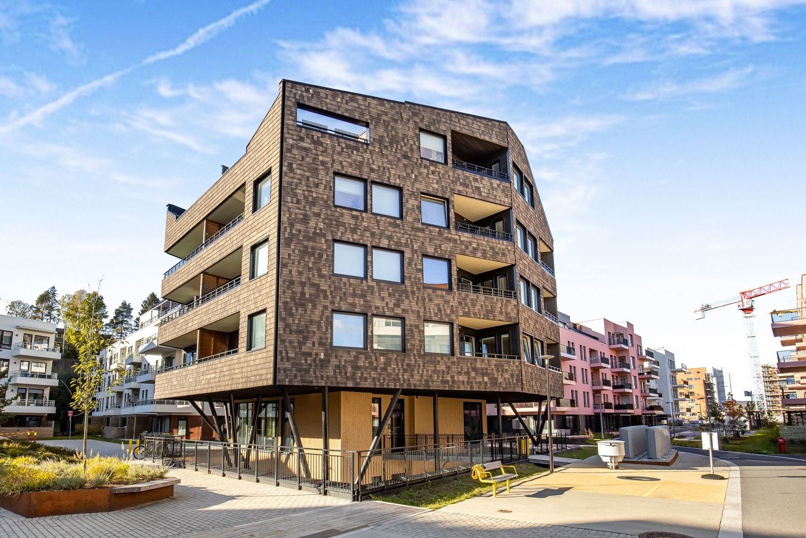 Nabobygget "kongla" som er signaturbygget i området. Galleribilde