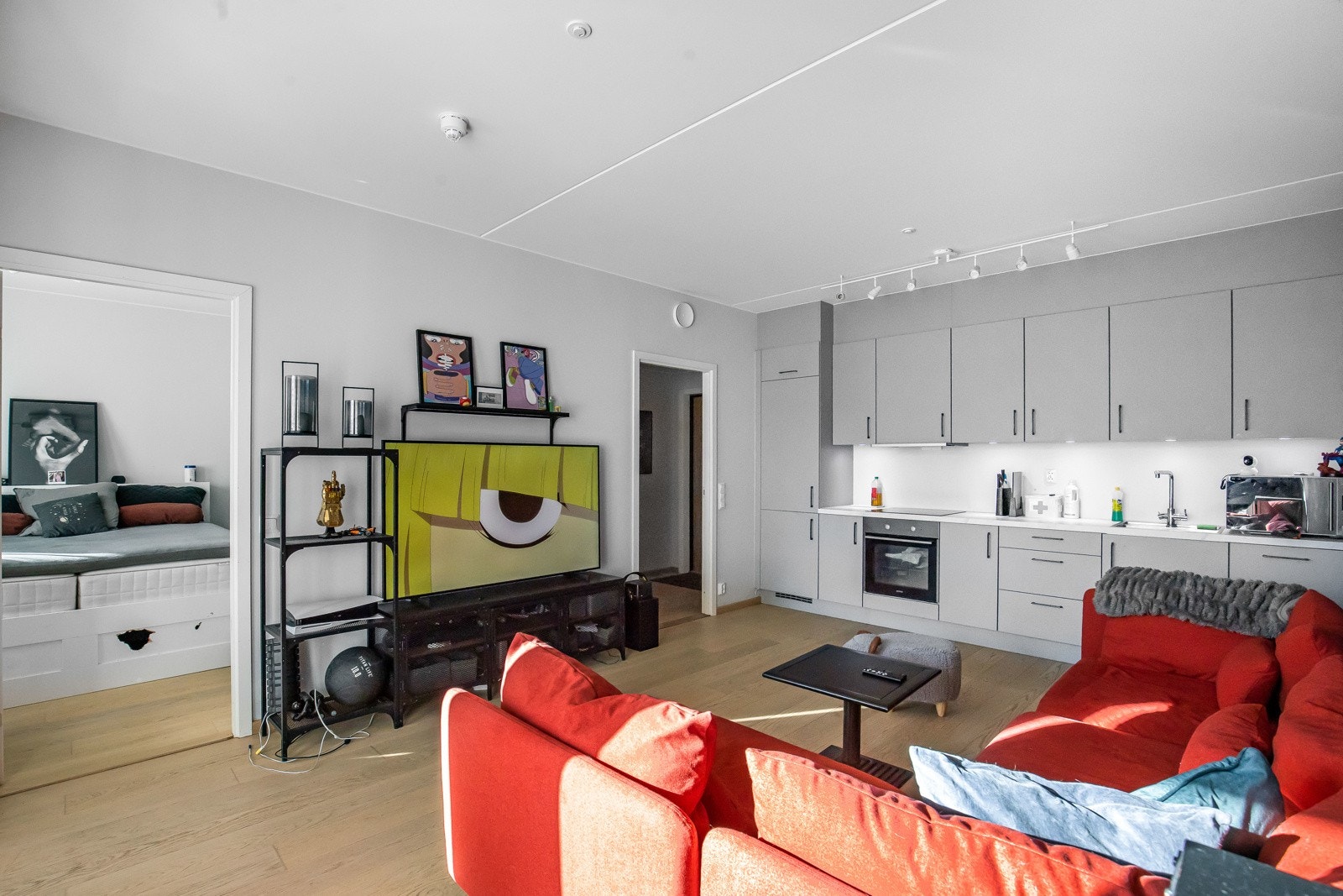 Koselig sofakrok, perfekt for sosiale sammenkomster med venner og familie. Galleribilde