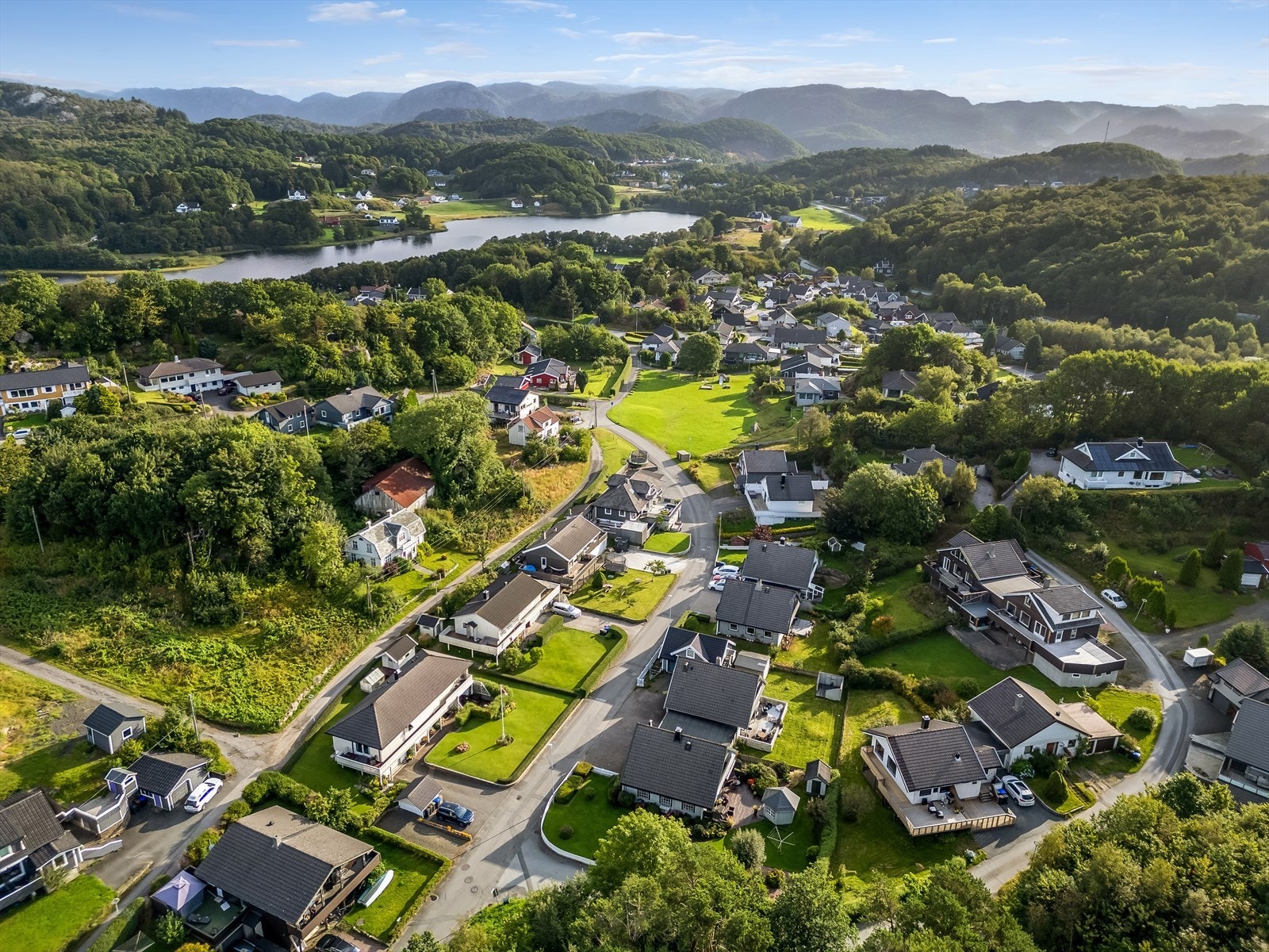 Dronefoto Galleribilde