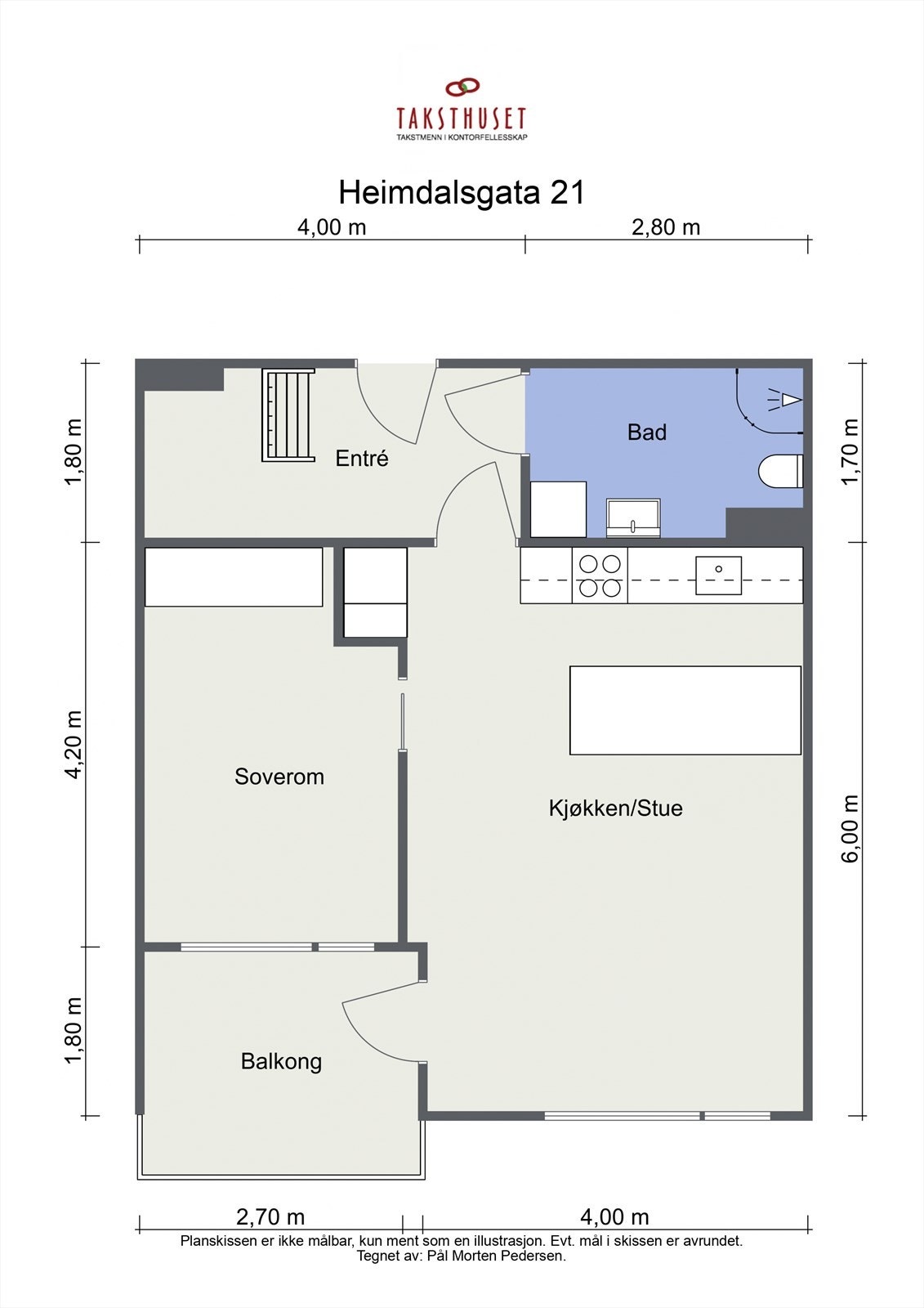 Plantegning 2D Galleribilde