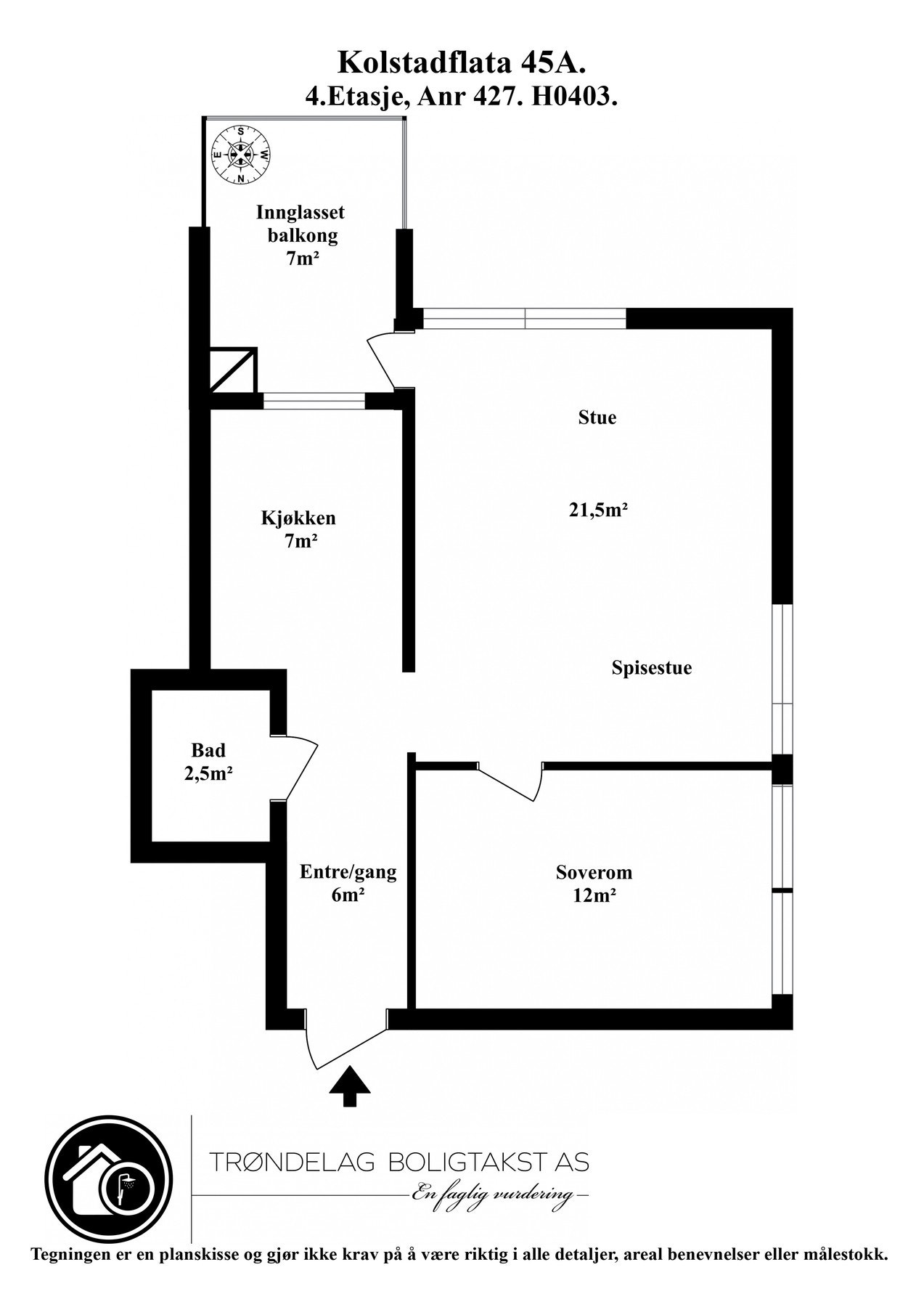 Planskisse. Galleribilde