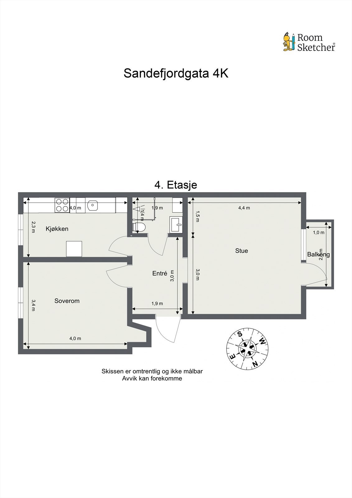 Plantegning Galleribilde