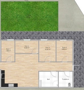 Alternativ 1: 4 soverom Galleribilde