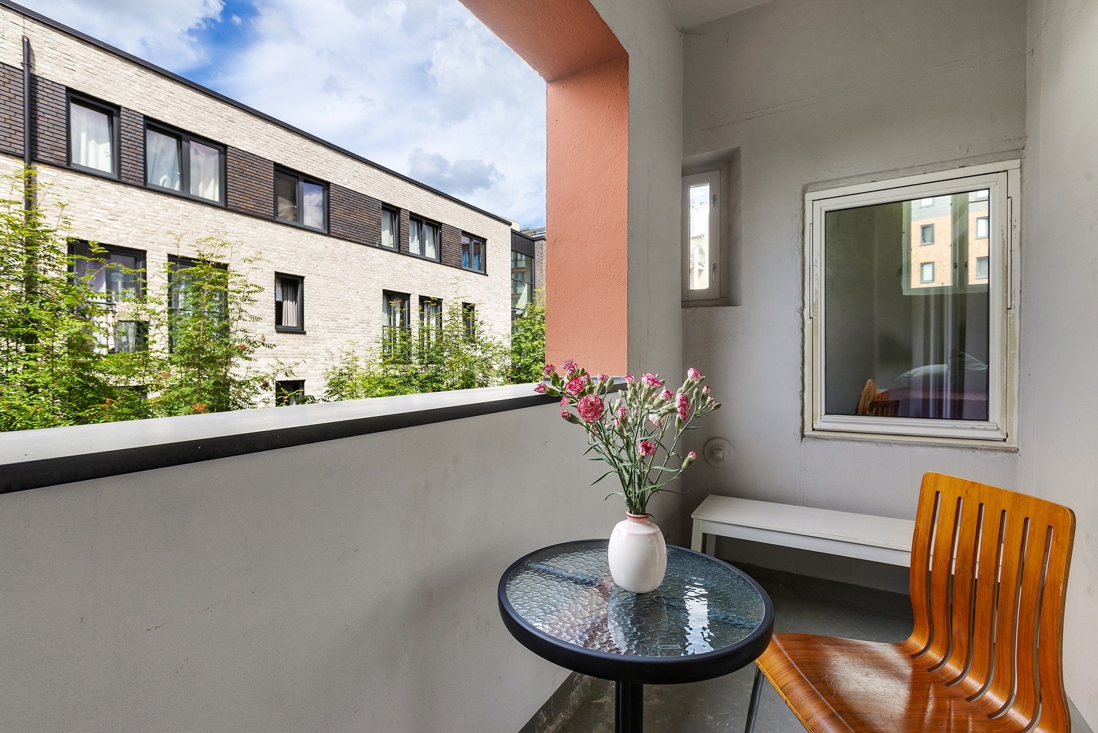 Sydøstvendt balkong på 4 kvm. Galleribilde