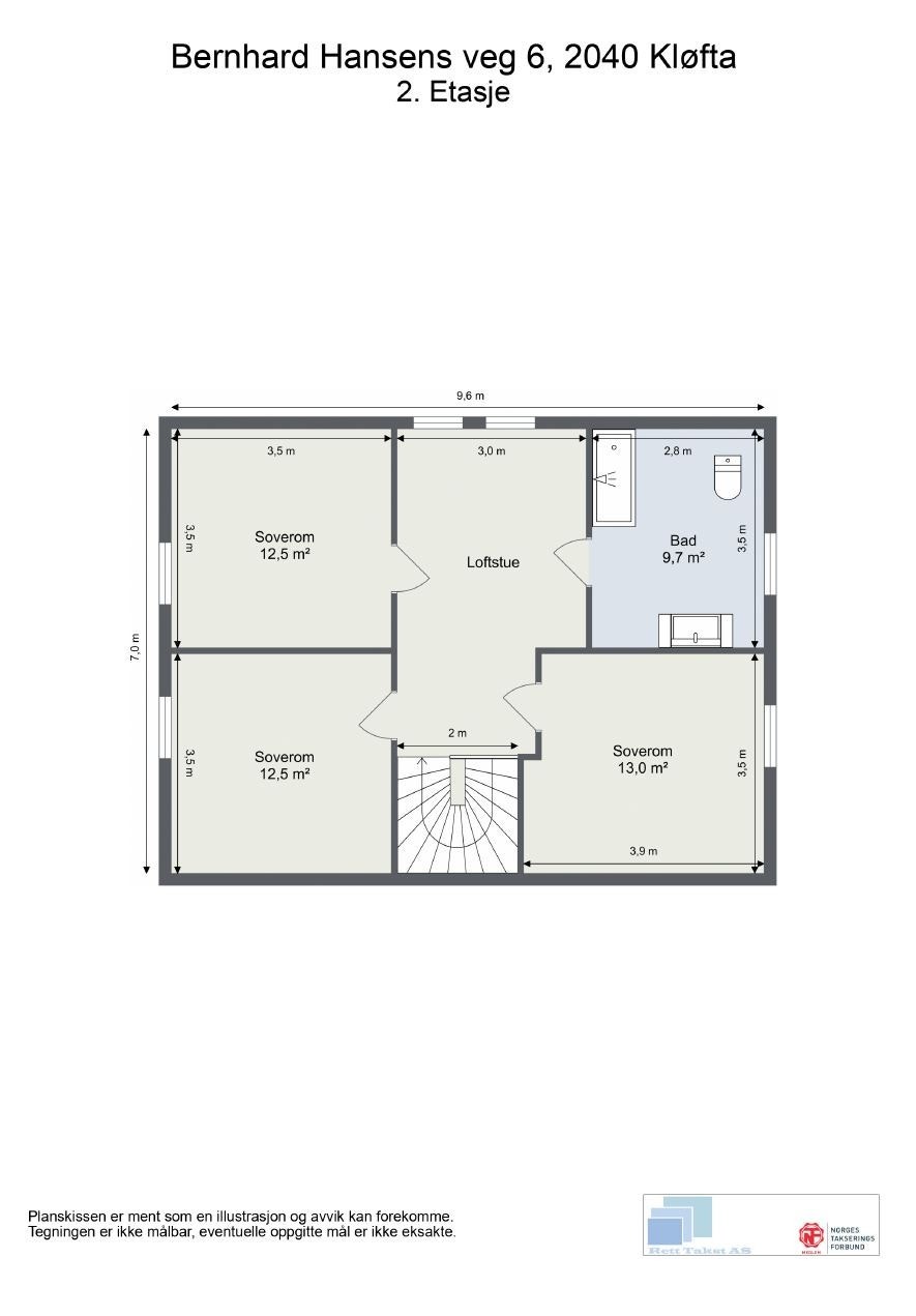 Plantegning 2 etg Galleribilde