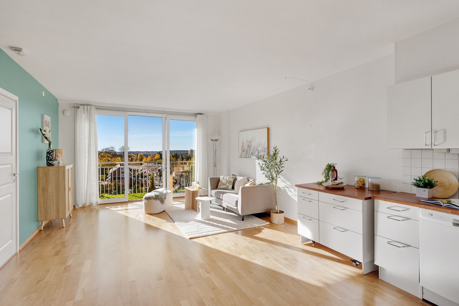 Leiligheten er svært arealeffektiv med sine praktiske løsninger. Galleribilde