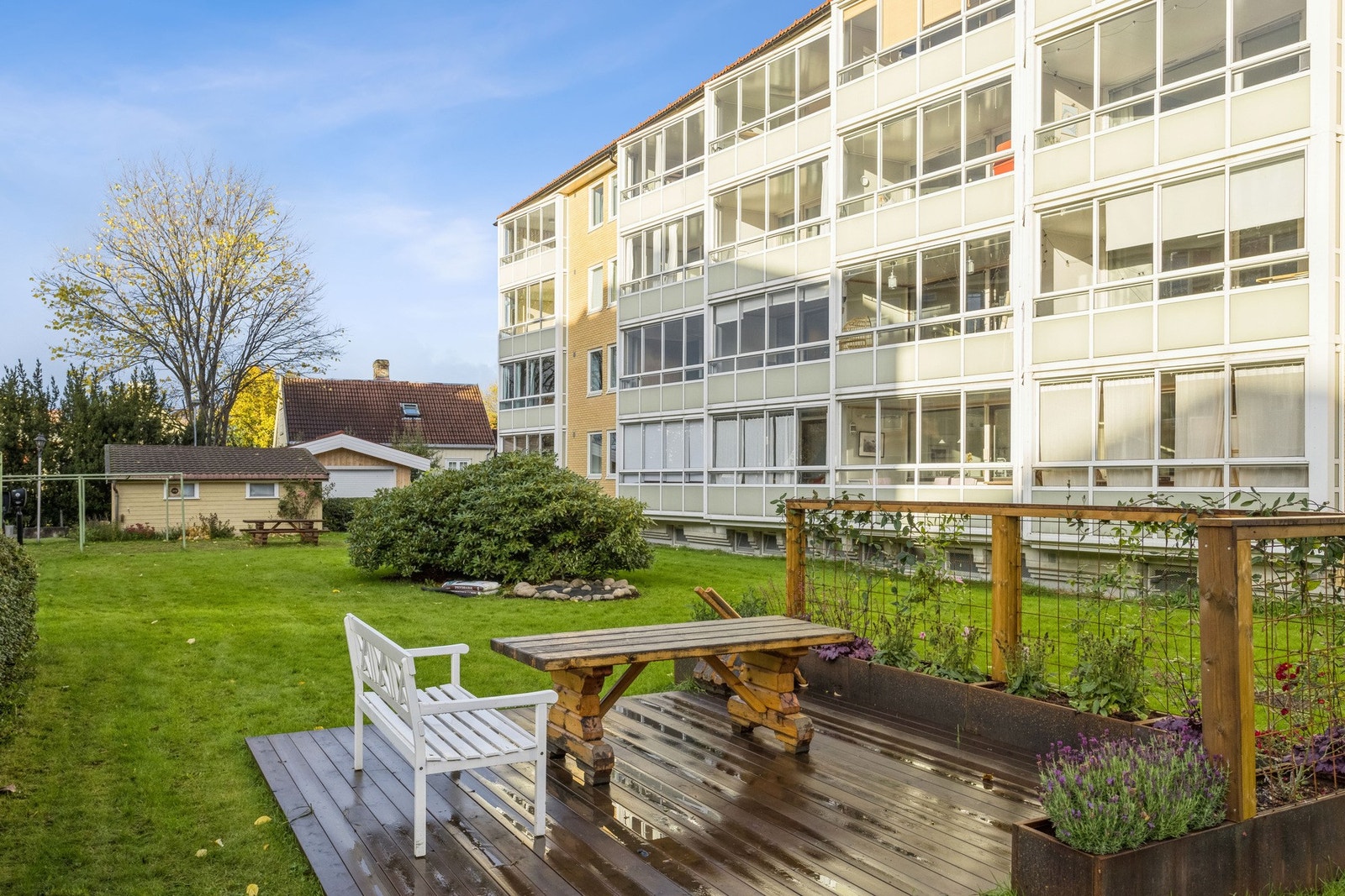 Flott utarbeidet uteområde. Galleribilde