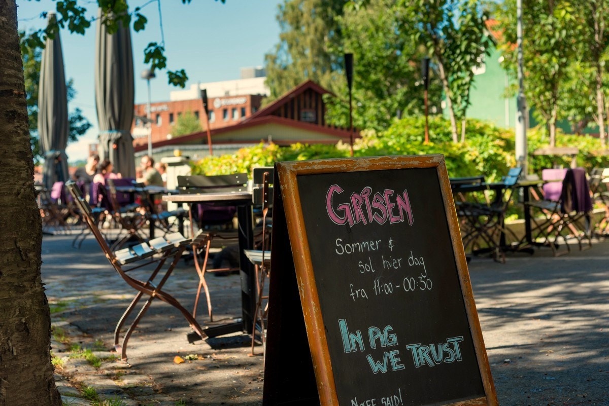 Populære Grisen ligger i Torshovgata 2. Galleribilde
