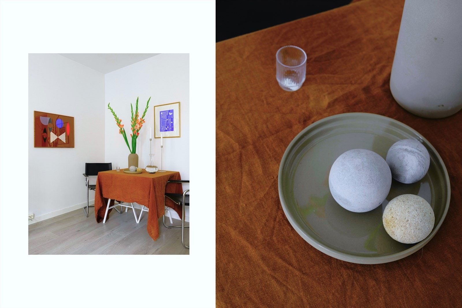 Planløsningen er godt tilpasset sosialt liv, med plass til både sofa- og TV-krok samt spisebord hvor det kan dekkes opp til flere gjester. Galleribilde