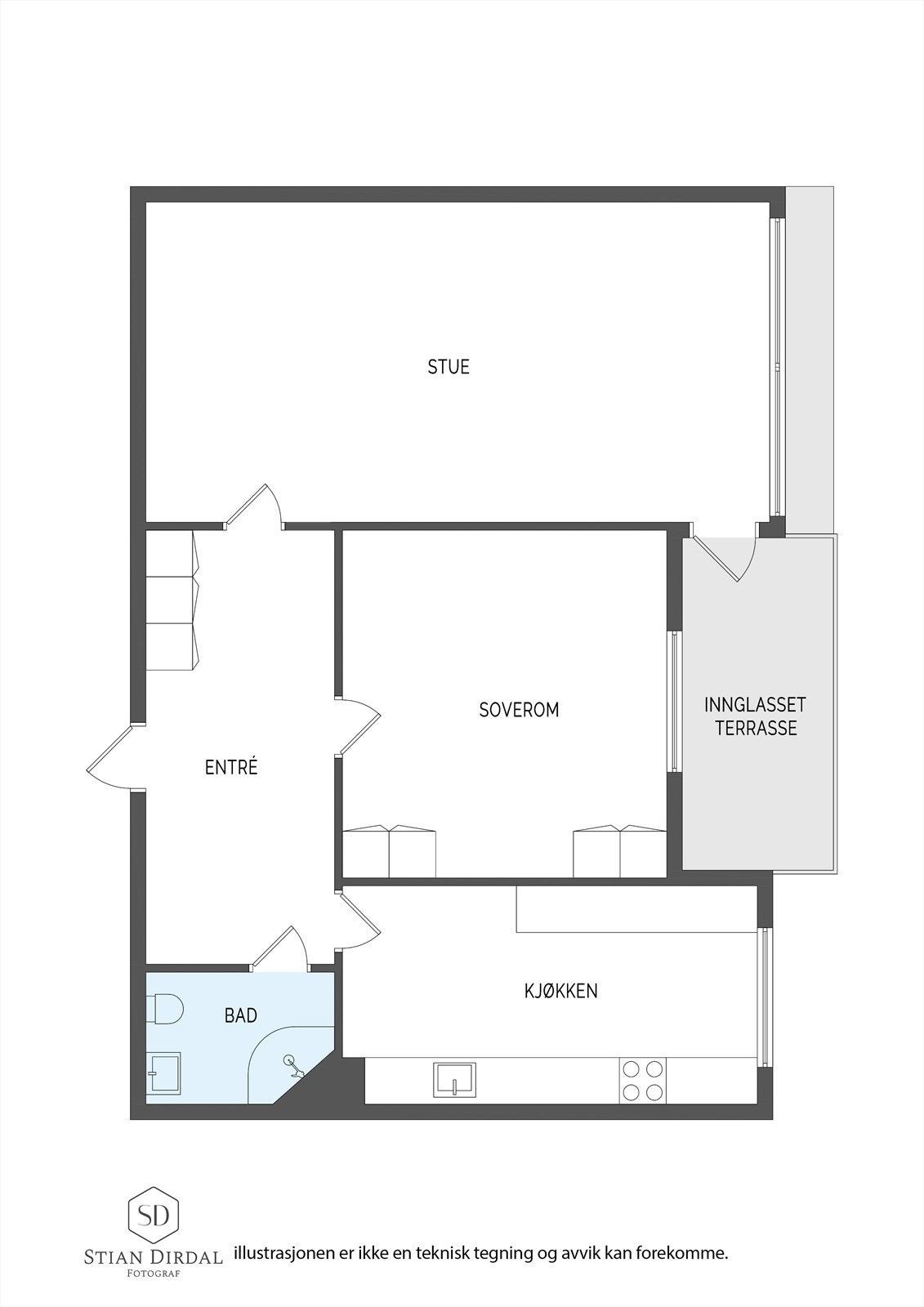 Gandsgata 9A, leil. 41 2D Galleribilde