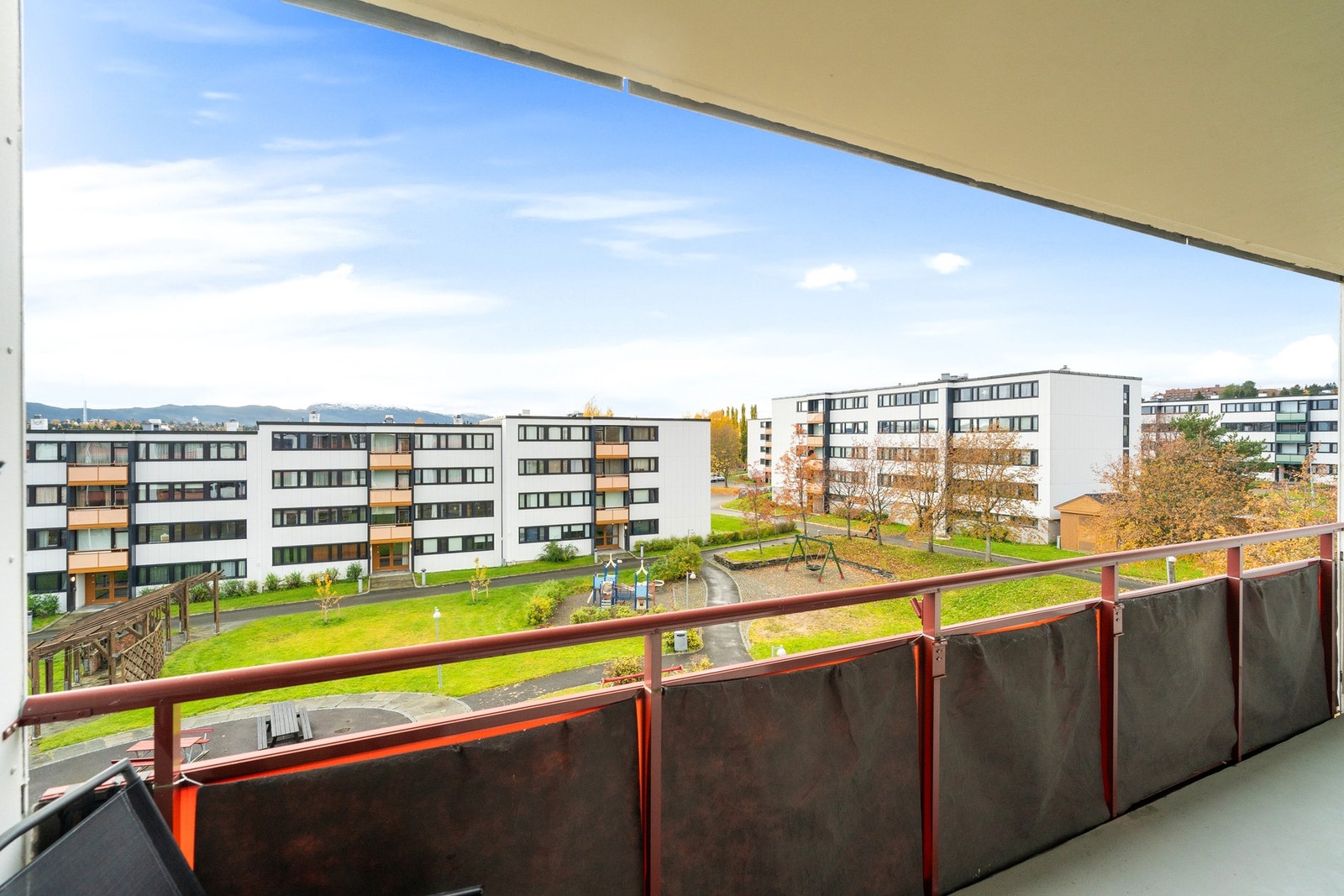 Flott utsikt mot fellesarealer. Galleribilde