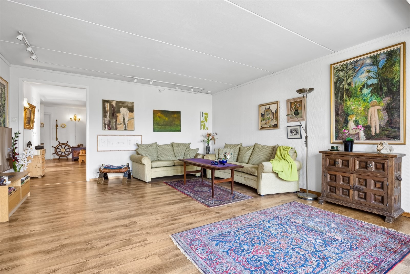 God plass til å møblere i ulike soner. Galleribilde