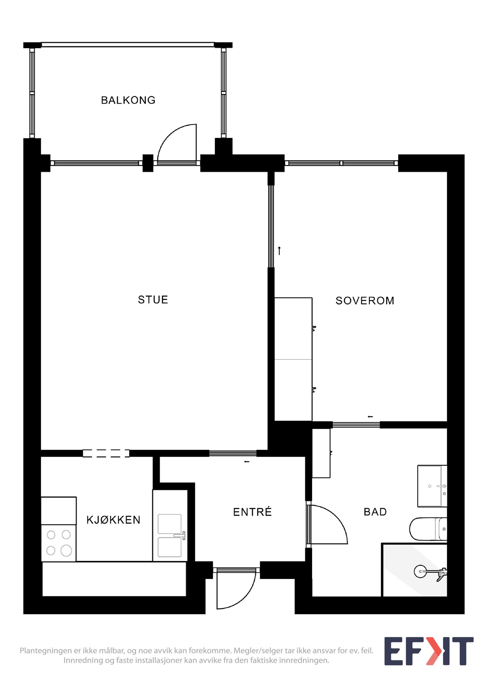 2dplan og 1 Galleribilde